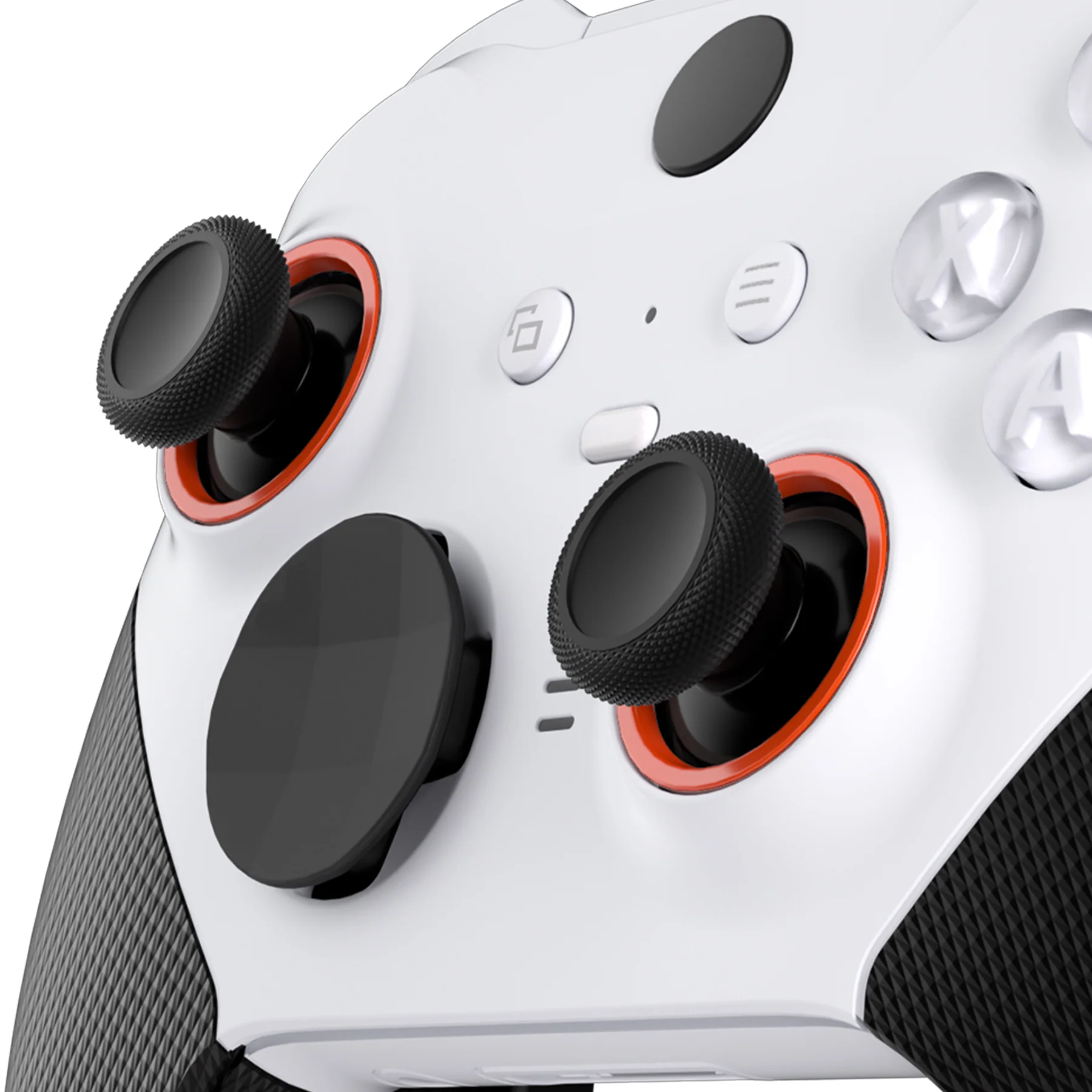 eXtremeRate Custom Accent Rings for Xbox Elite Series 2 Core & for Elite Series 2 & for Xbox One Elite Controller, Compatible with eXtremeRate ASR Version Shell for Xbox Series X/S Controller - Orange - Image 7
