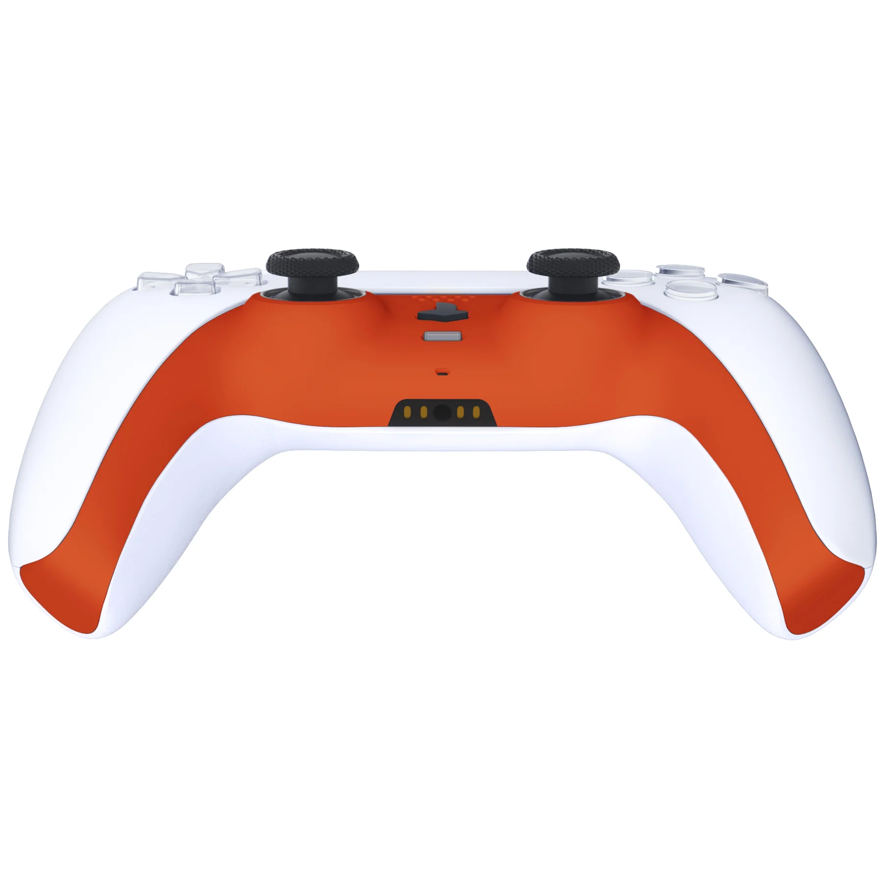 eXtremeRate Replacement Decorative Trim Shell with Accent Rings Compatible with PS5 Controller BDM-010/020/030/040/050 - Orange - Image 6