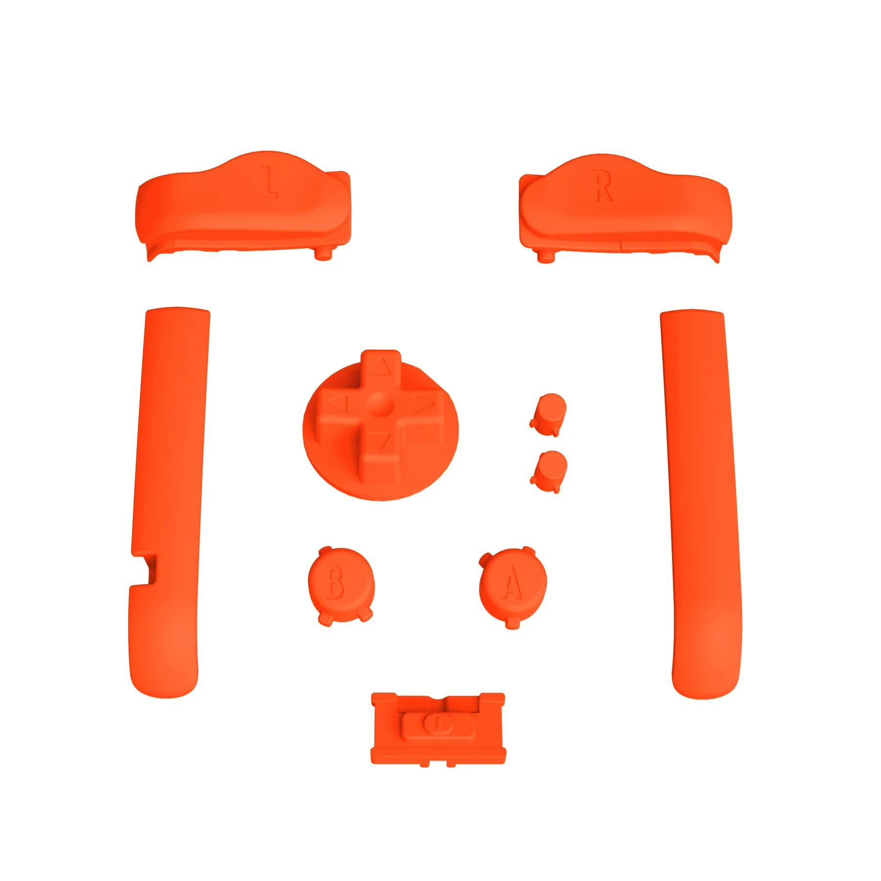 eXtremeRate GBA Replacement Full Set Buttons for Gameboy Advance - Orange - Image 2