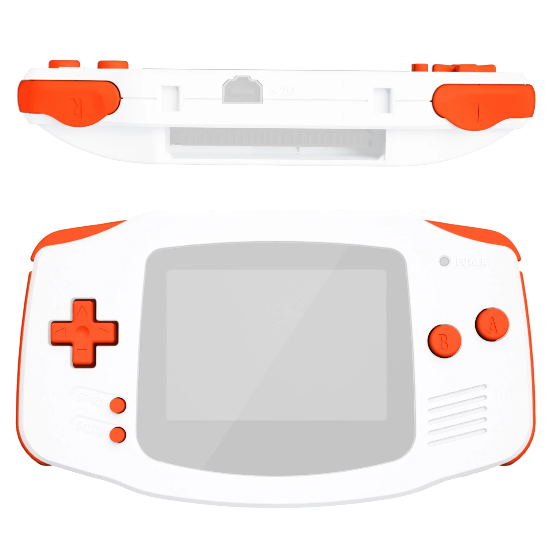 eXtremeRate GBA Replacement Full Set Buttons for Gameboy Advance - Orange - Image 4