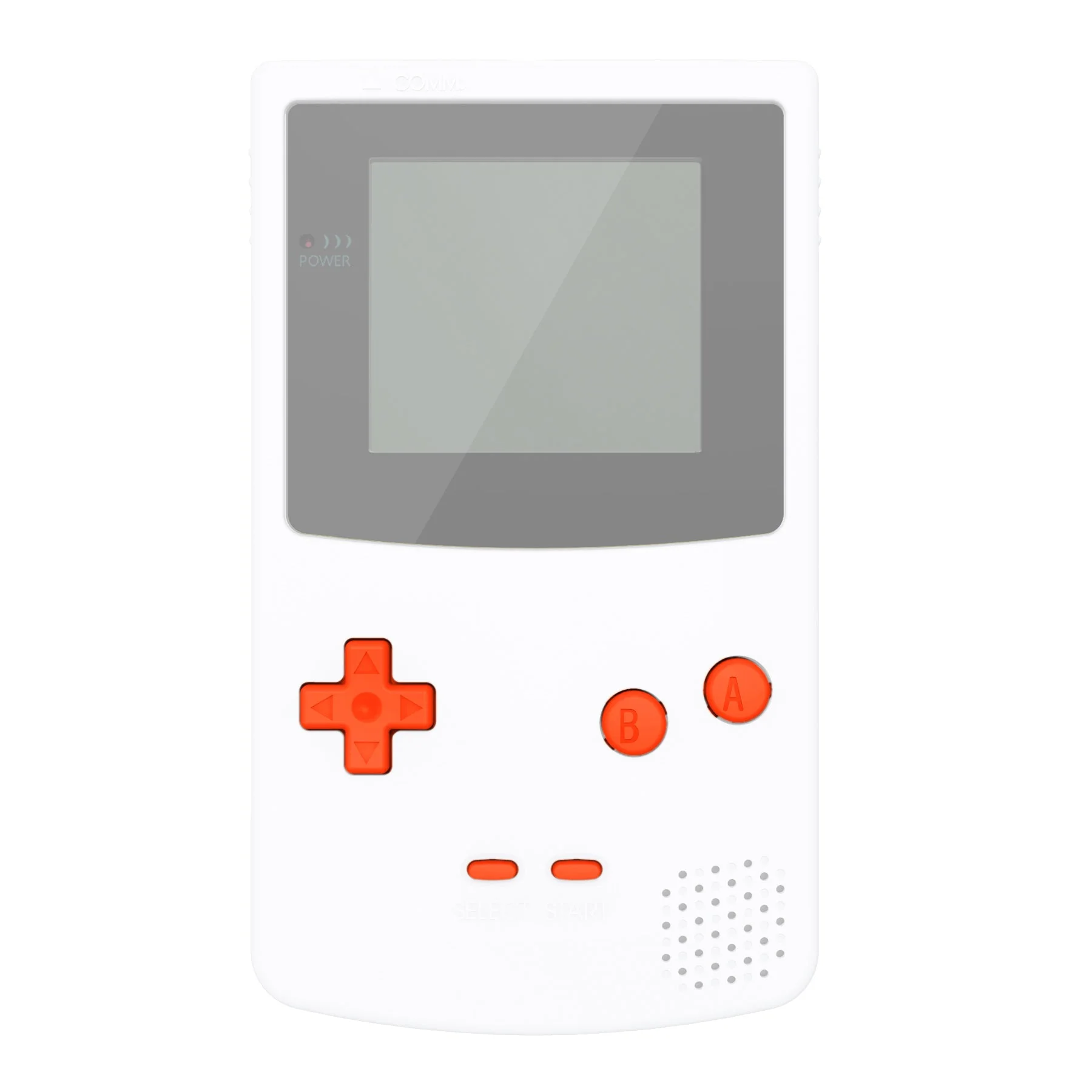 eXtremeRate Replacement Full Set Buttons for Gameboy Color GBC - Orange - Image 4