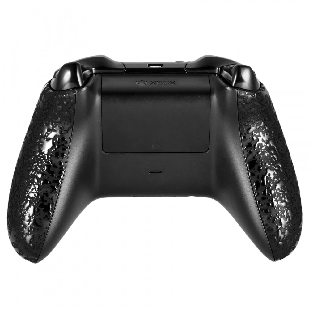 eXtremeRate Replacement Side Rails Handles for Xbox One Controller - Textured Black - Image 4