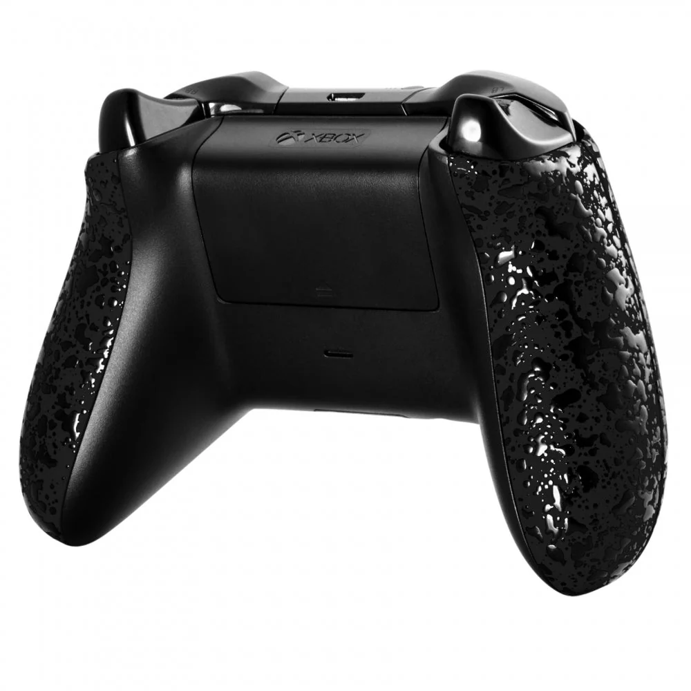 eXtremeRate Replacement Side Rails Handles for Xbox One Controller - Textured Black - Image 6