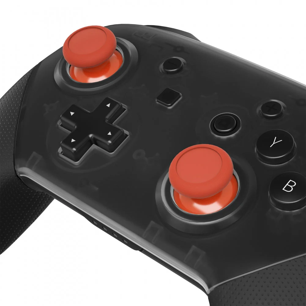 eXtremeRate Replacement 3D Joystick Thumbsticks for Nintendo Switch Pro Controller - Orange - Image 2