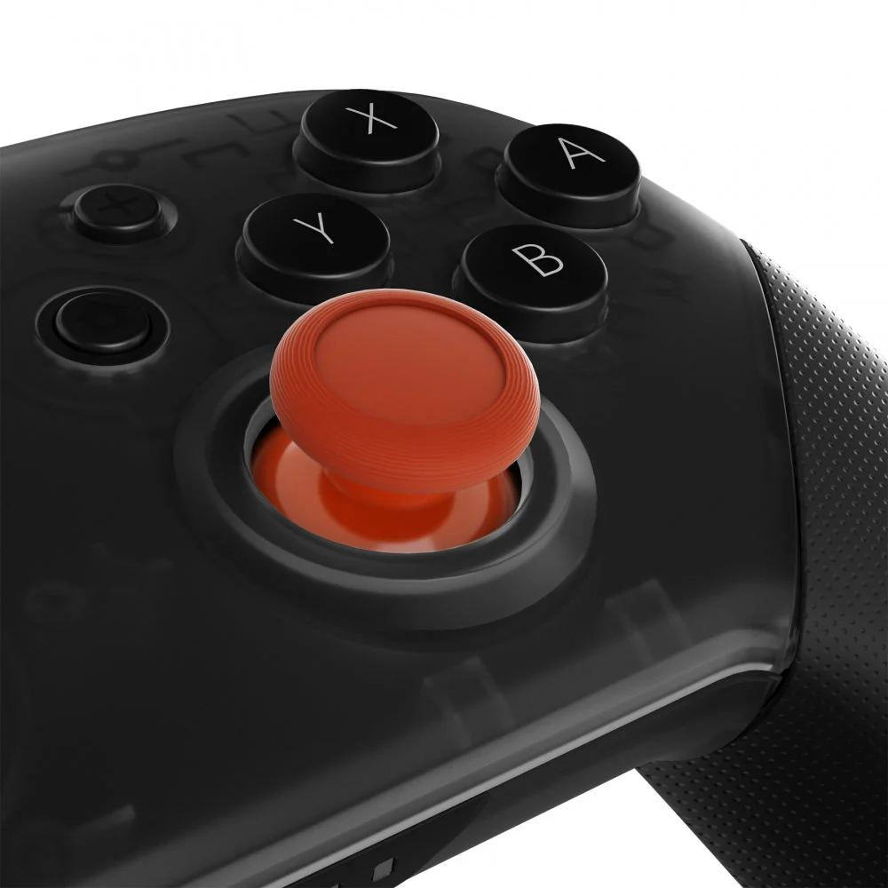 eXtremeRate Replacement 3D Joystick Thumbsticks for Nintendo Switch Pro Controller - Orange - Image 4