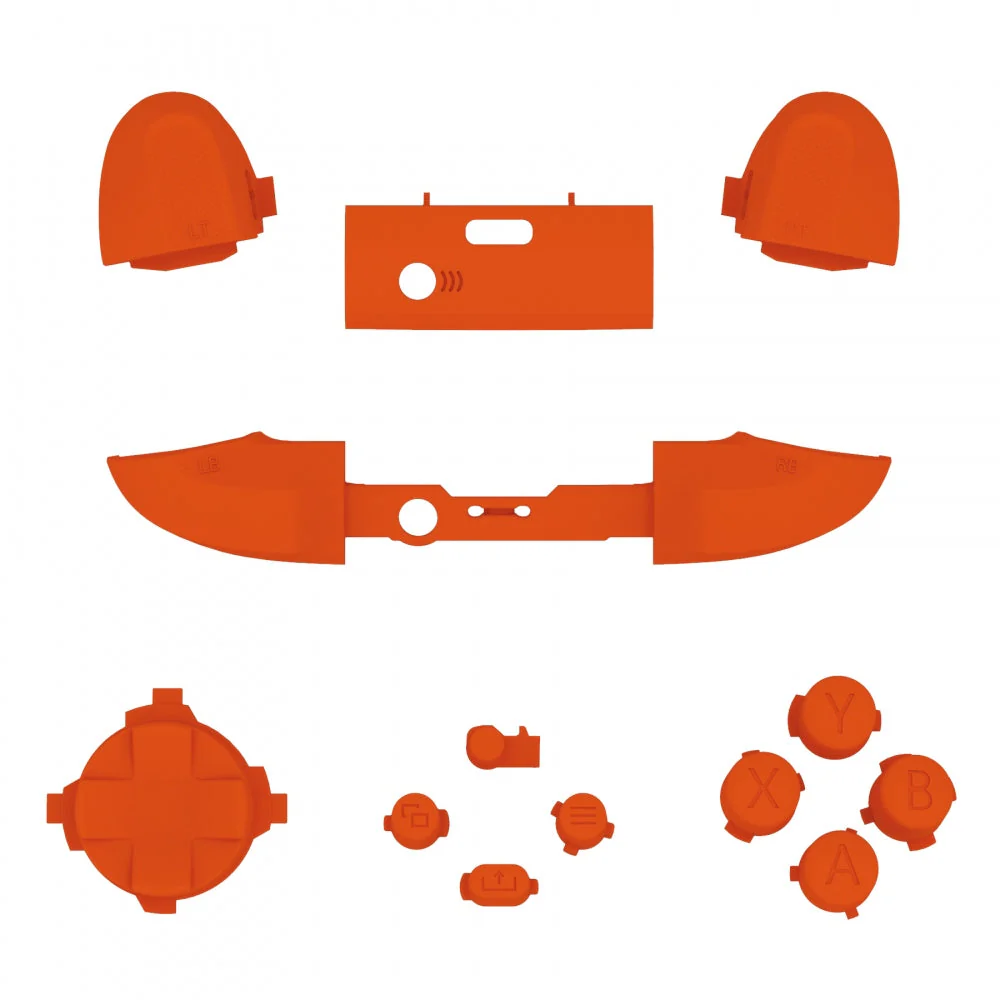 eXtremeRate Replacement Full Set Buttons for Xbox Series X & S Controller - Orange - Image 2