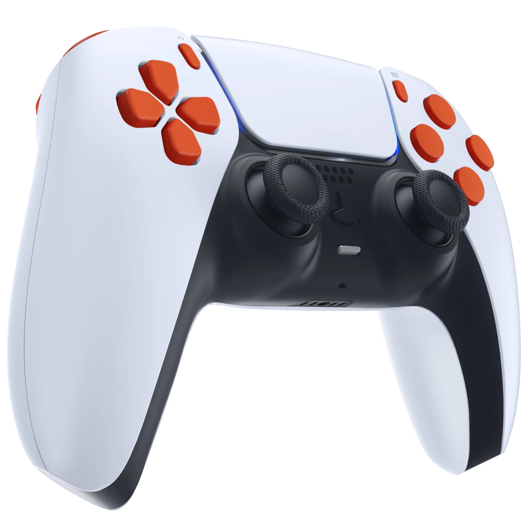 eXtremeRate Replacement Full Set Buttons Compatible with PS5 Controller BDM-030/040/050/060 - Orange - Image 6
