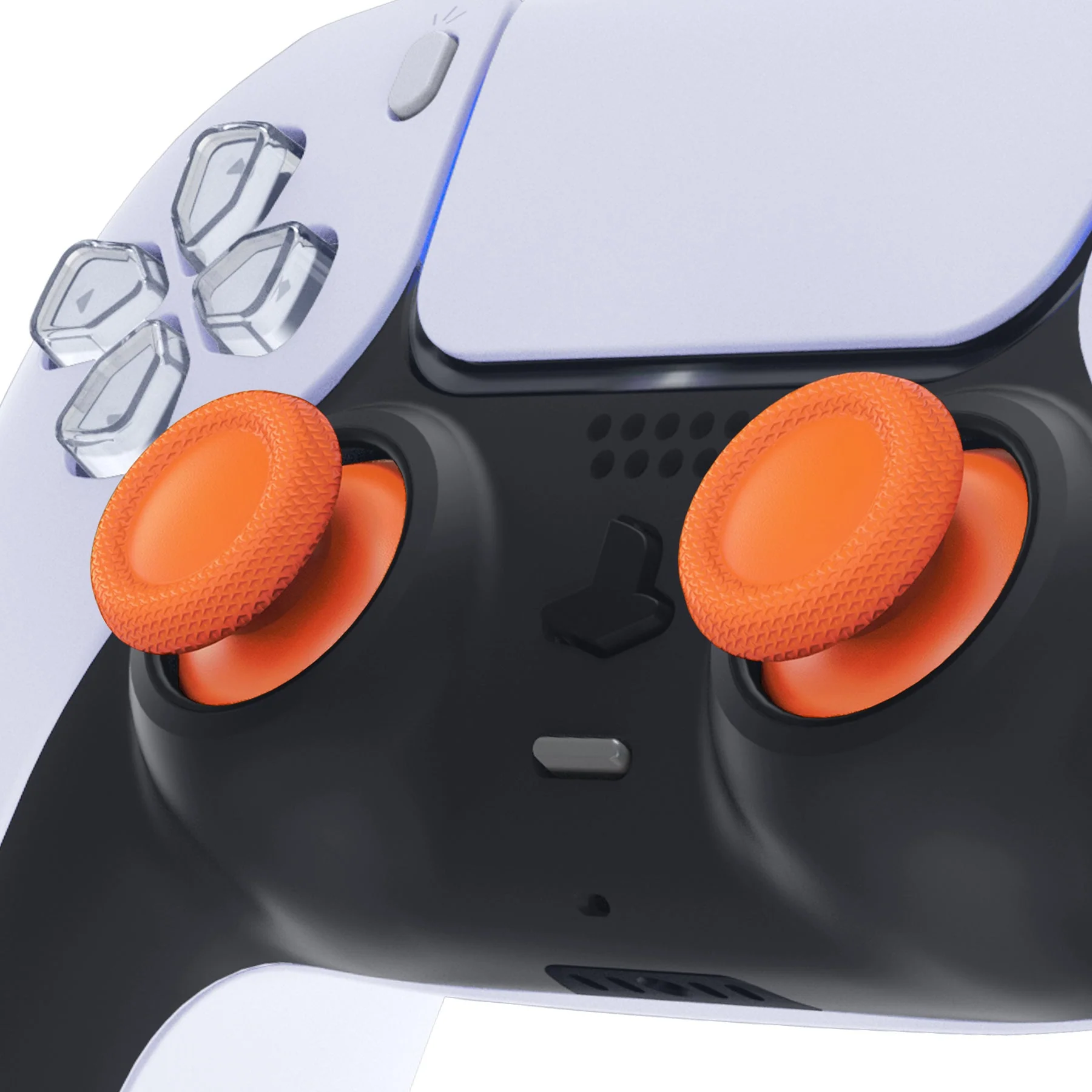 eXtremeRate Replacement Thumbsticks Analog Stick Joystick Compatible with PS5 & PS4 All Model Controller - Orange - Image 2
