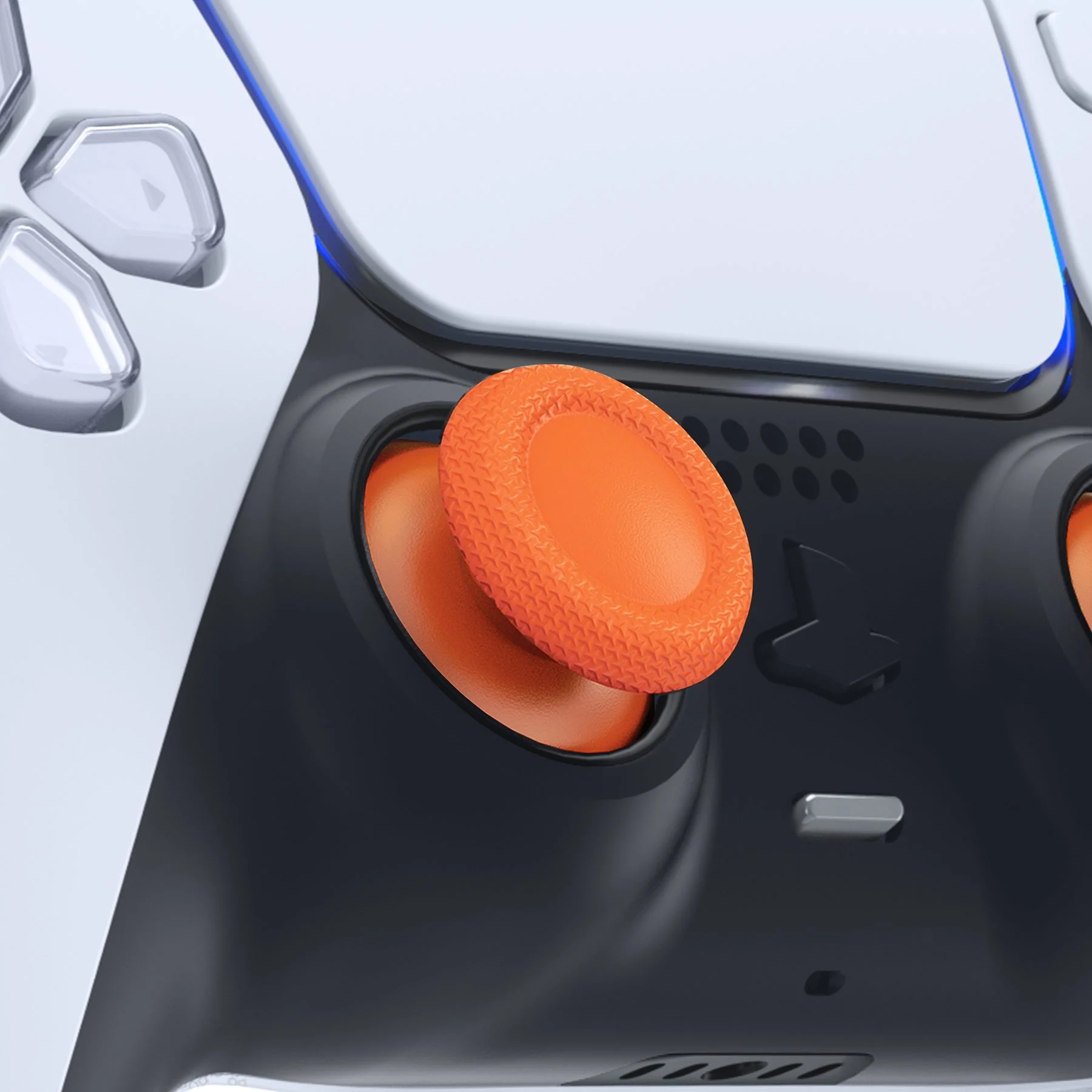 eXtremeRate Replacement Thumbsticks Analog Stick Joystick Compatible with PS5 & PS4 All Model Controller - Orange - Image 3