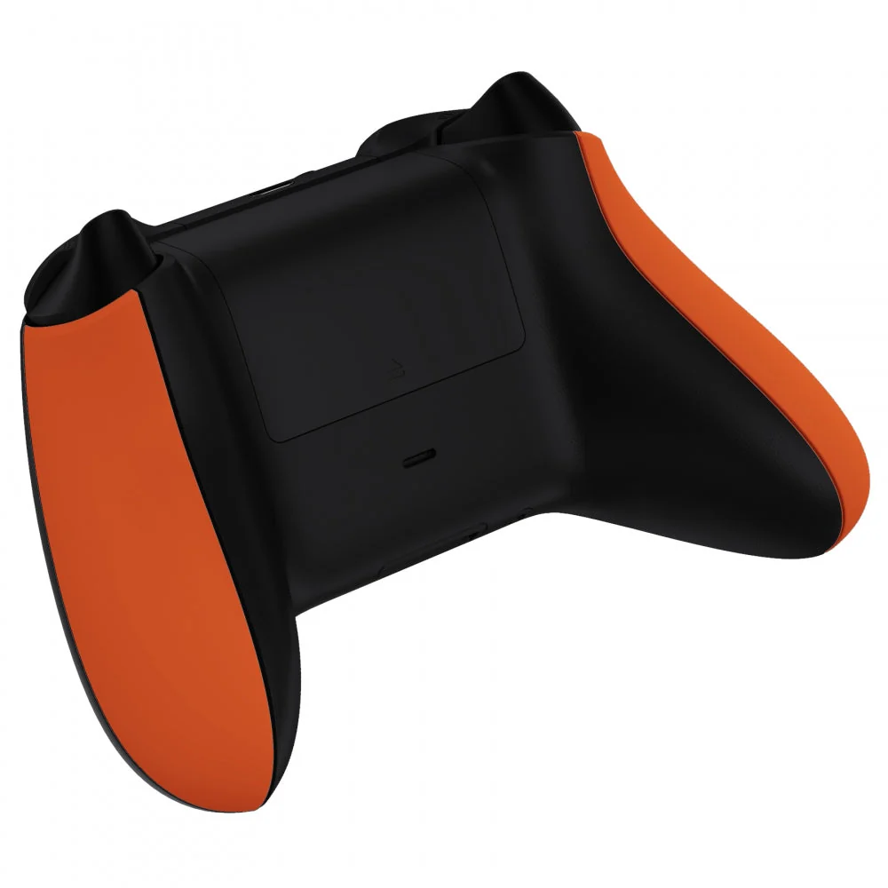 eXtremeRate Replacement Non-Slip Side Rails Grip Back Panels for Xbox Series X & S Controller - Orange - Image 6