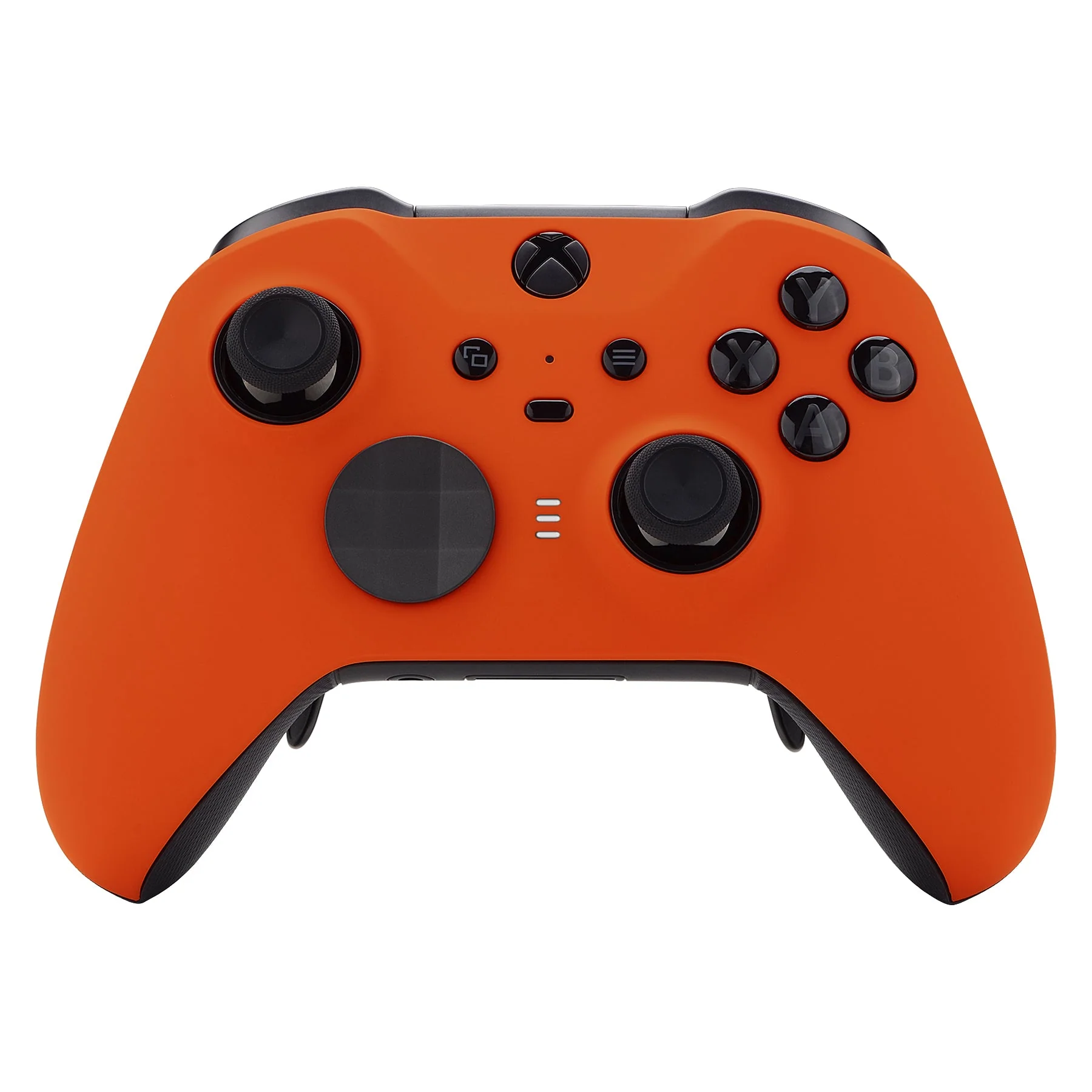 eXtremeRate Replacement Front Housing Shell Case with Accent Rings for Xbox One Elite Series 2 & Elite 2 Core Controller (Model 1797) - Orange - Image 2