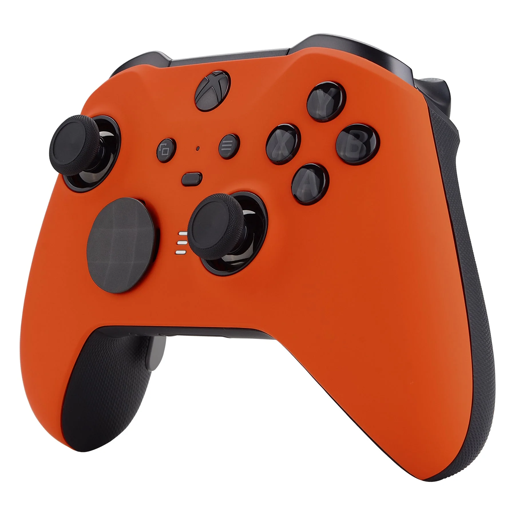 eXtremeRate Replacement Front Housing Shell Case with Accent Rings for Xbox One Elite Series 2 & Elite 2 Core Controller (Model 1797) - Orange - Image 5