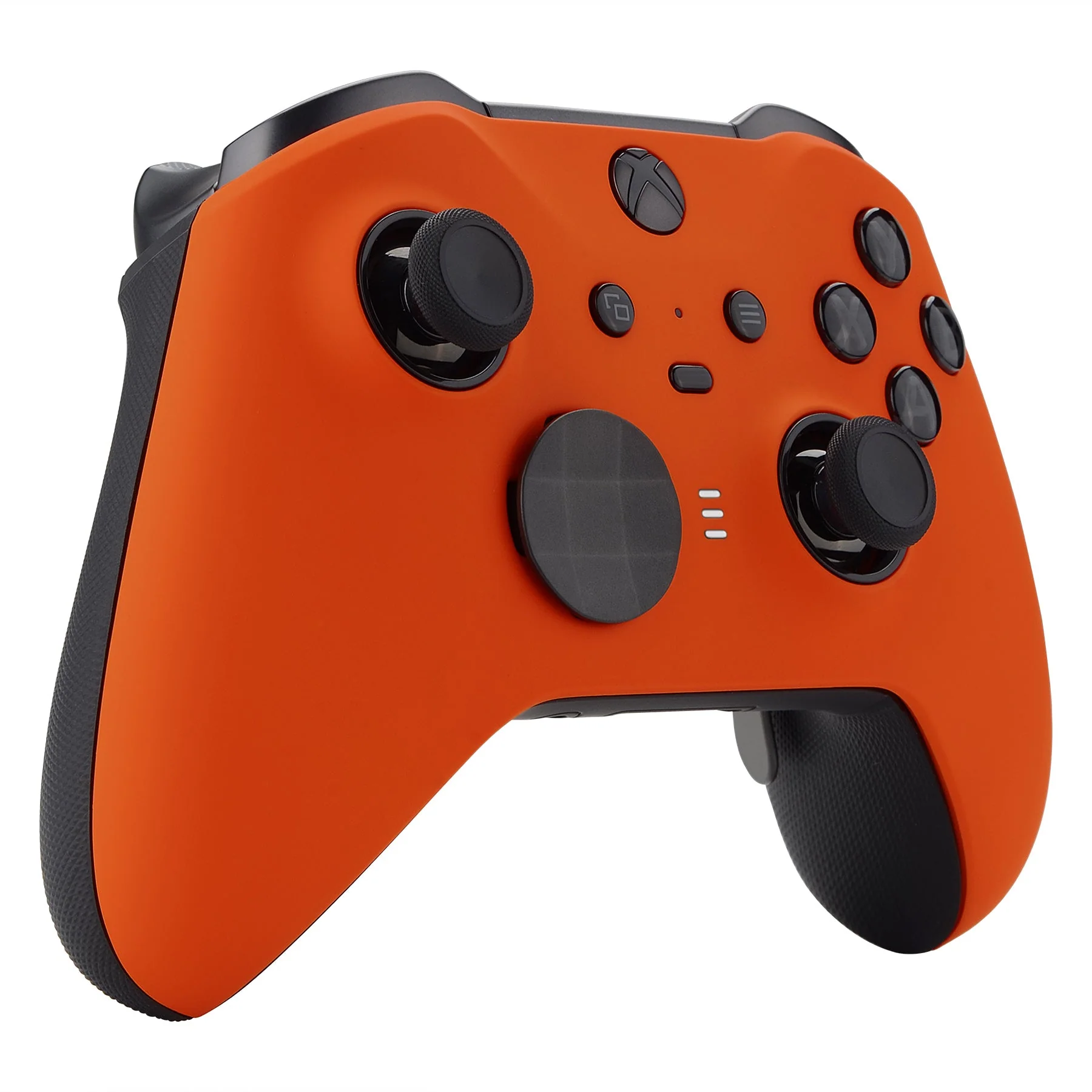 eXtremeRate Replacement Front Housing Shell Case with Accent Rings for Xbox One Elite Series 2 & Elite 2 Core Controller (Model 1797) - Orange - Image 6