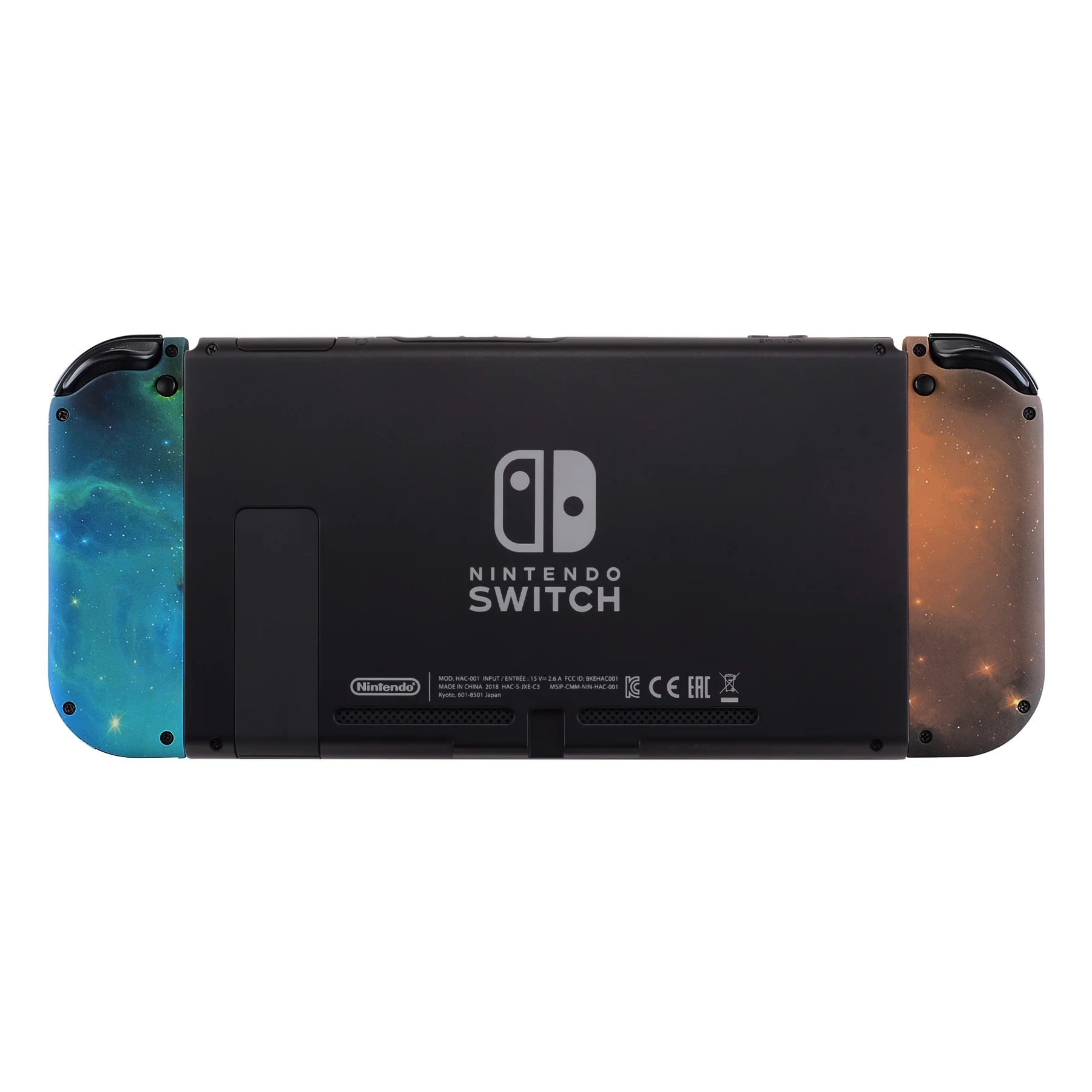 eXtremeRate Dpad Version Replacement Full Set Shell Case with Buttons for Joycon of NS Switch - Orange Star Universe - Image 7