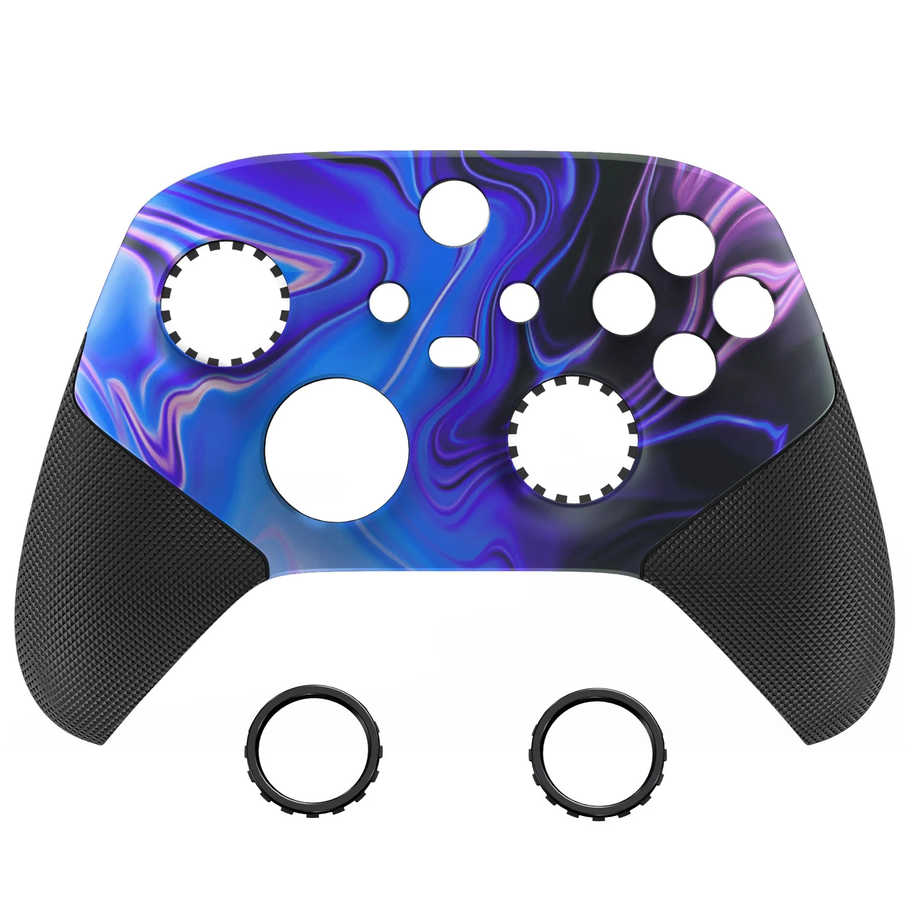 eXtremeRate ASR Version Performance Rubberized Grip Front Housing Shell with Accent Rings for Xbox Series X & S Controller - Origin of Chaos - Image 10
