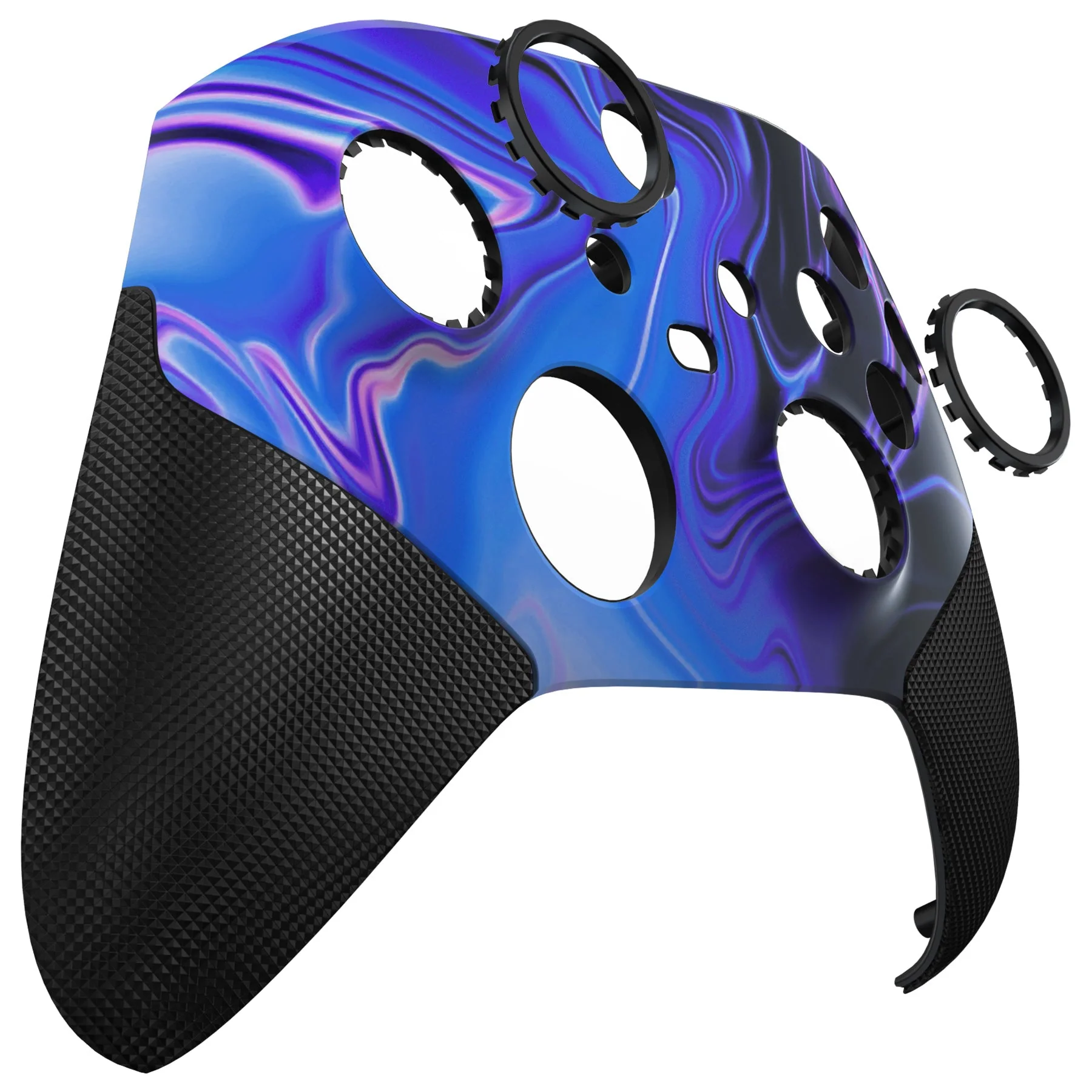 eXtremeRate ASR Version Performance Rubberized Grip Front Housing Shell with Accent Rings for Xbox Series X & S Controller - Origin of Chaos - Image 12