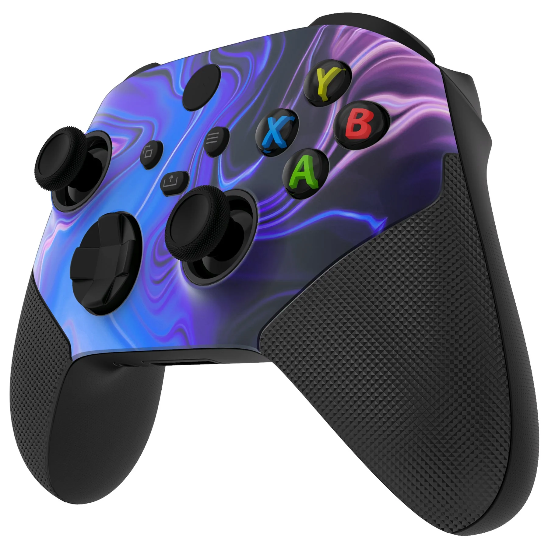 eXtremeRate ASR Version Performance Rubberized Grip Front Housing Shell with Accent Rings for Xbox Series X & S Controller - Origin of Chaos - Image 7