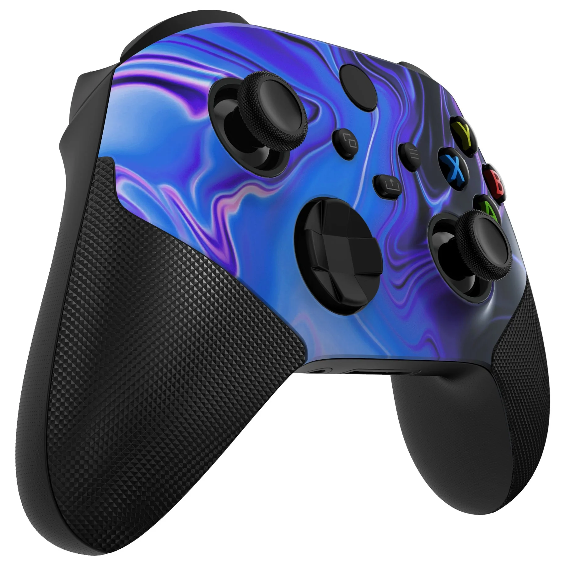 eXtremeRate ASR Version Performance Rubberized Grip Front Housing Shell with Accent Rings for Xbox Series X & S Controller - Origin of Chaos - Image 8