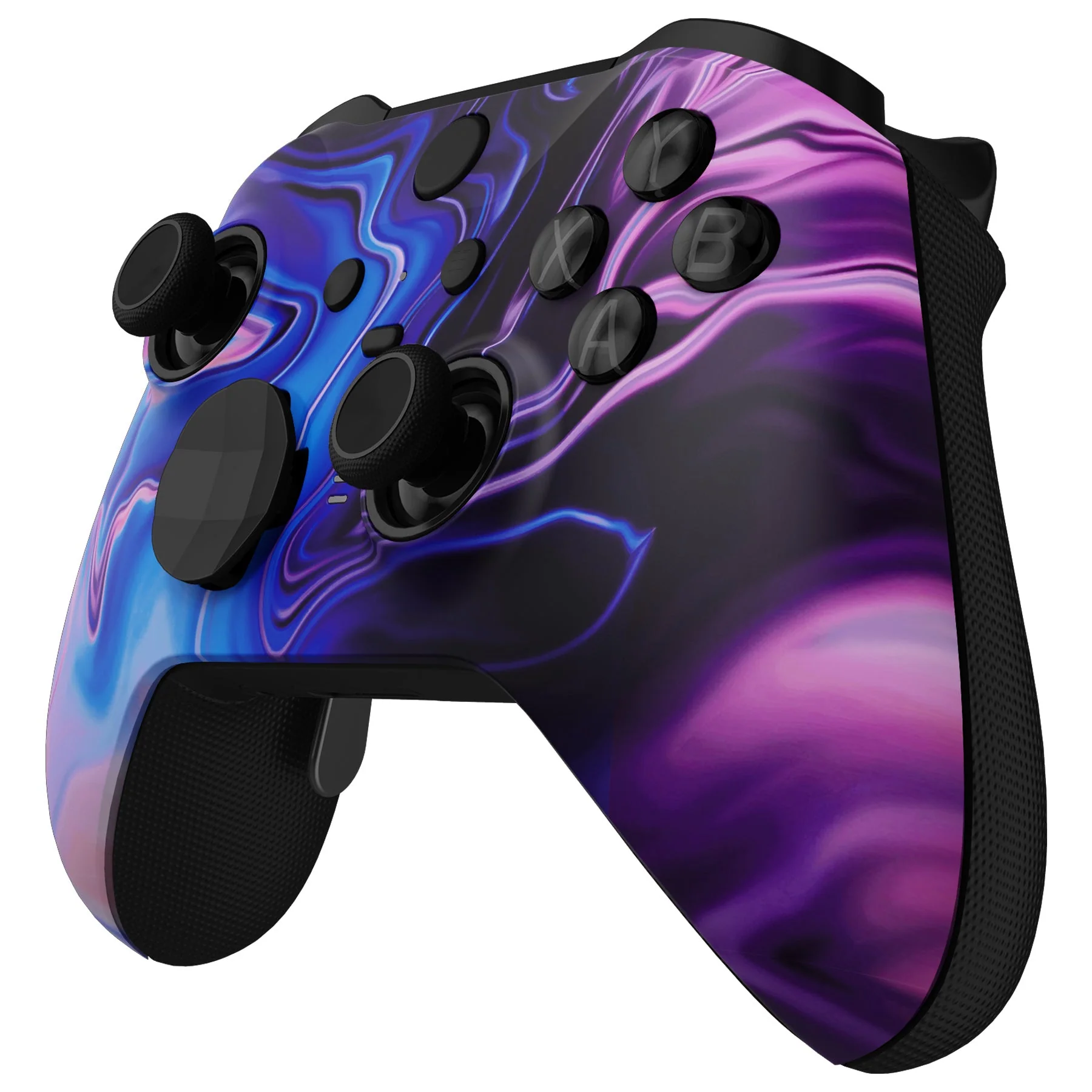 eXtremeRate Replacement Front Housing Shell Case with Accent Rings for Xbox One Elite Series 2 & Elite 2 Core Controller (Model 1797) - Origin of Chaos - Image 5