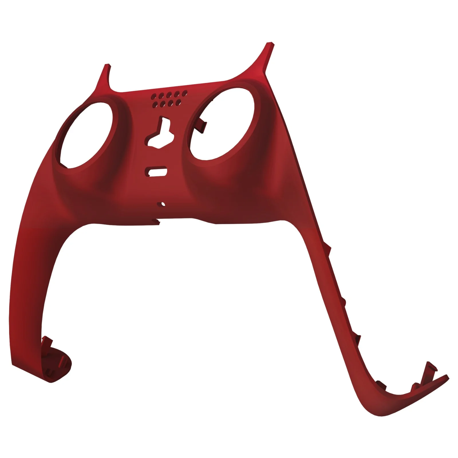 eXtremeRate Replacement Decorative Trim Shell with Accent Rings Compatible with PS5 Controller BDM-010/020/030/040/050 - Passion Red - Image 8