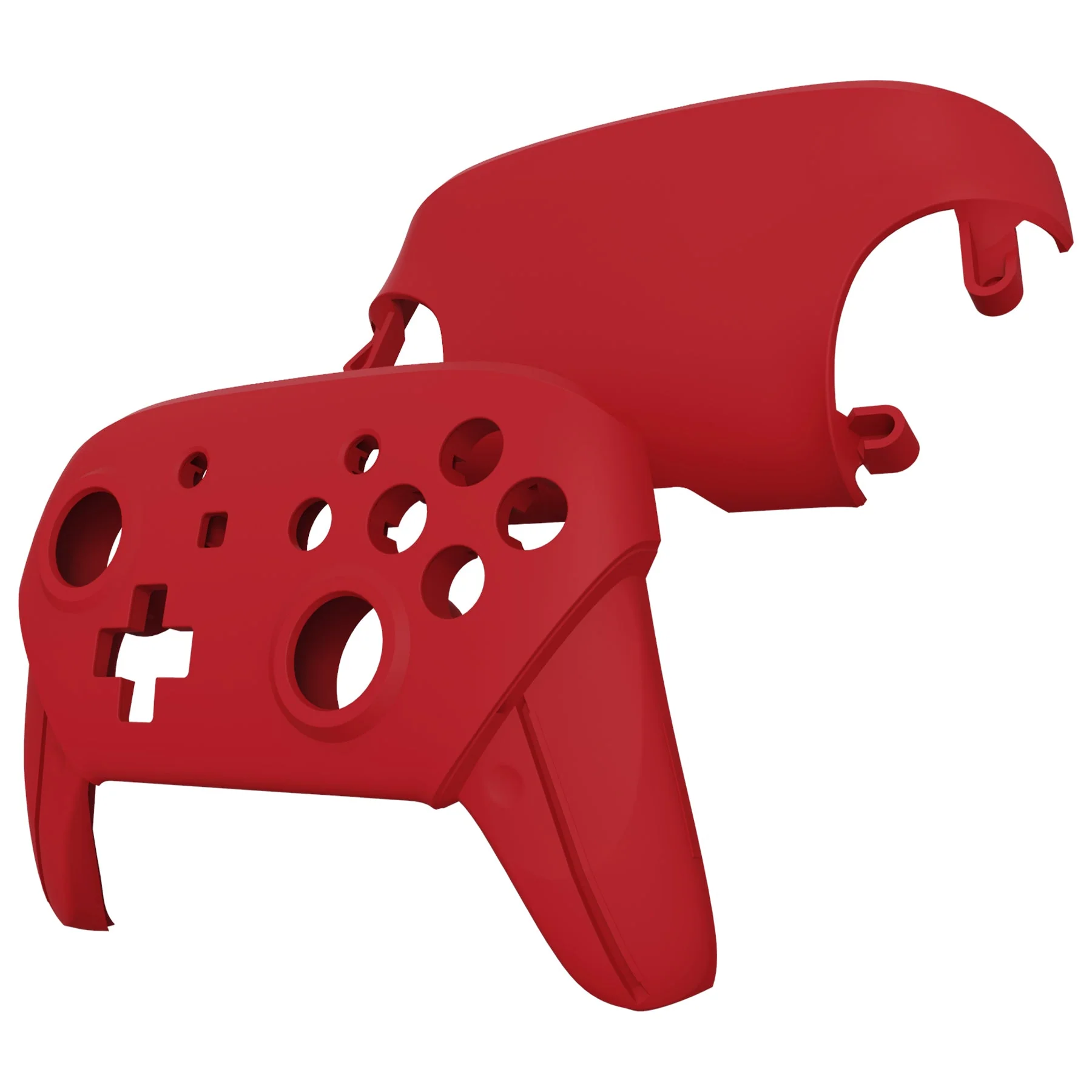 eXtremeRate Replacement Faceplate and Backplate for Nintendo Switch Pro Controller - Passion Red - Image 3