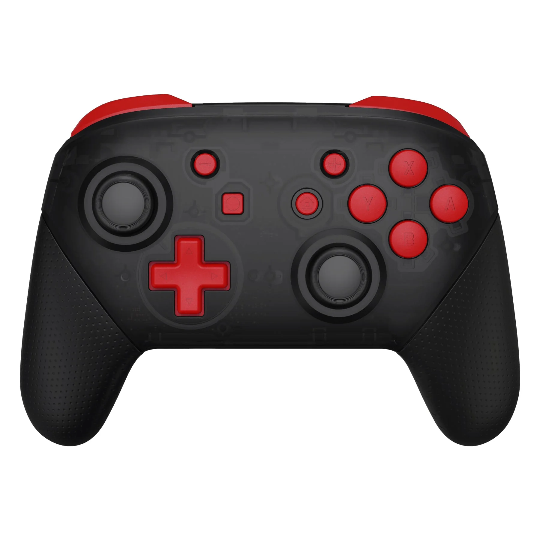 eXtremeRate DIY Replacement Full Set Buttons for Nintendo Switch Pro Controller - Passion Red - Image 3