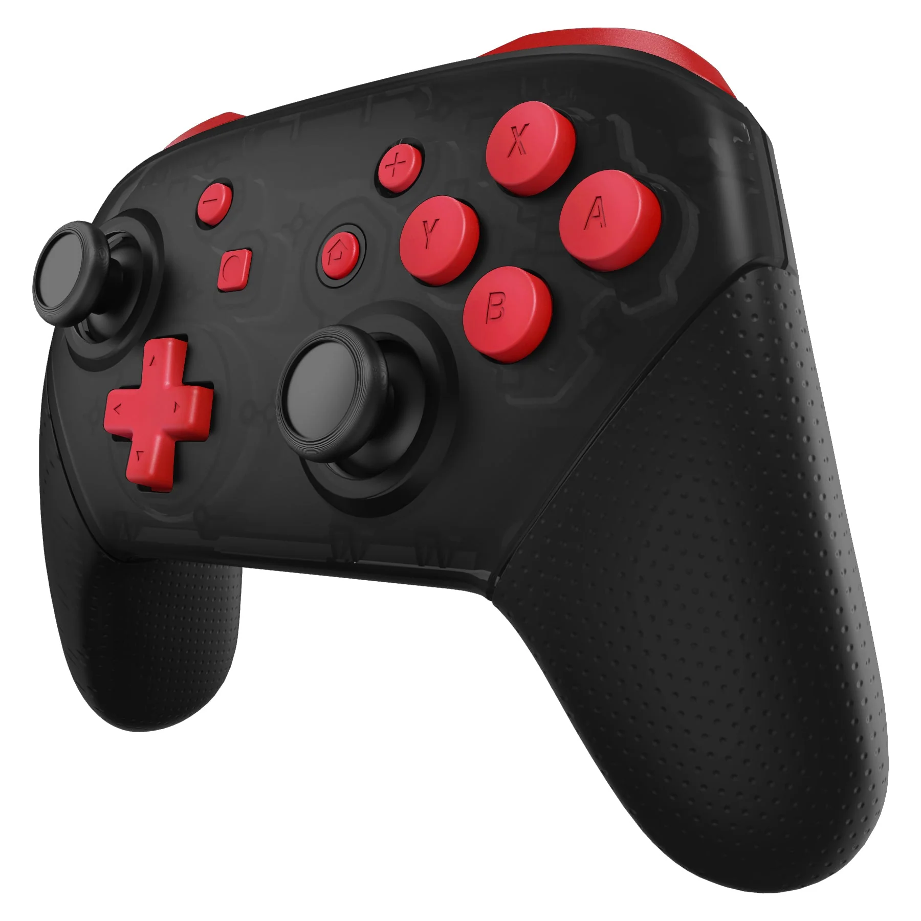 eXtremeRate DIY Replacement Full Set Buttons for Nintendo Switch Pro Controller - Passion Red - Image 4