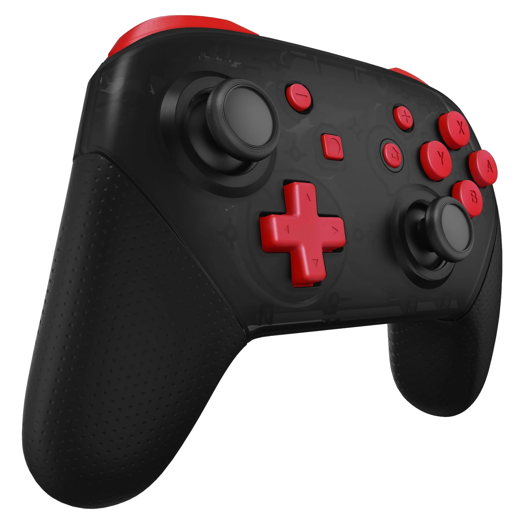 eXtremeRate DIY Replacement Full Set Buttons for Nintendo Switch Pro Controller - Passion Red - Image 5