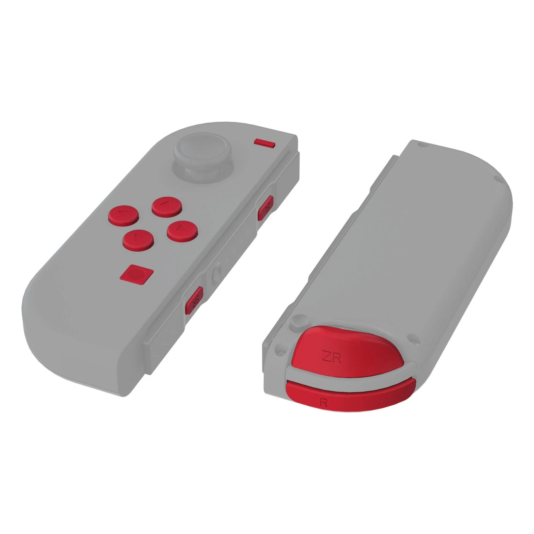 eXtremeRate Replacement Full Set Buttons for Joycon of NS Switch - Passion Red - Image 5
