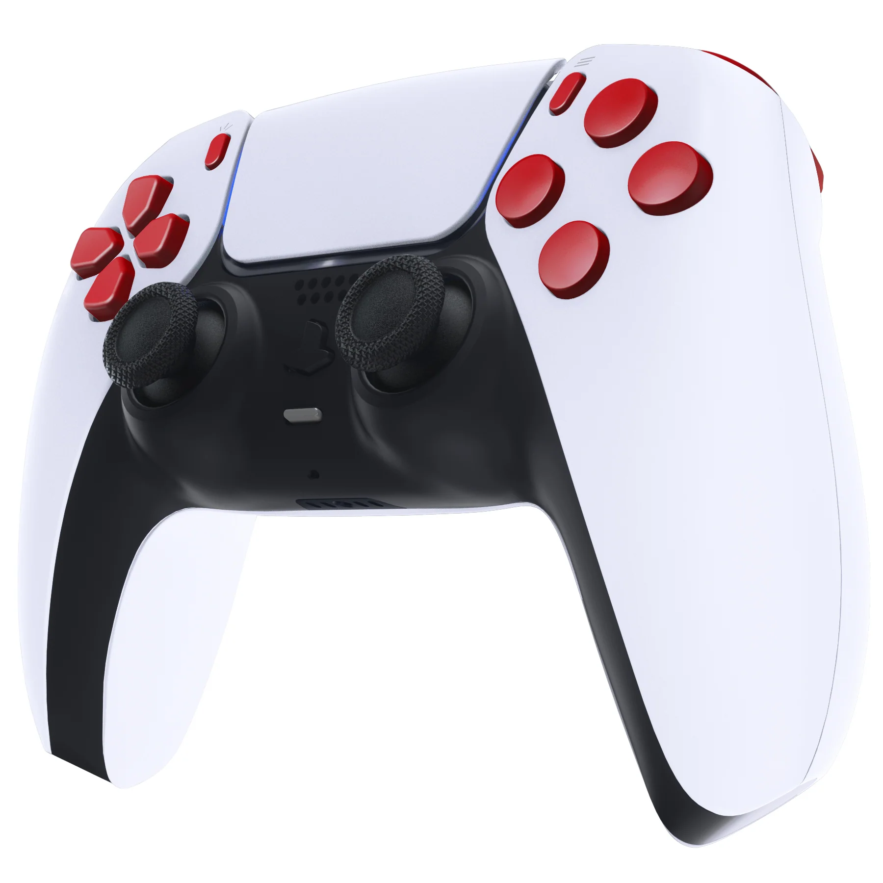 eXtremeRate Replacement Full Set Buttons Compatible with PS5 Controller BDM-030/040/050/060 - Passion Red - Image 5