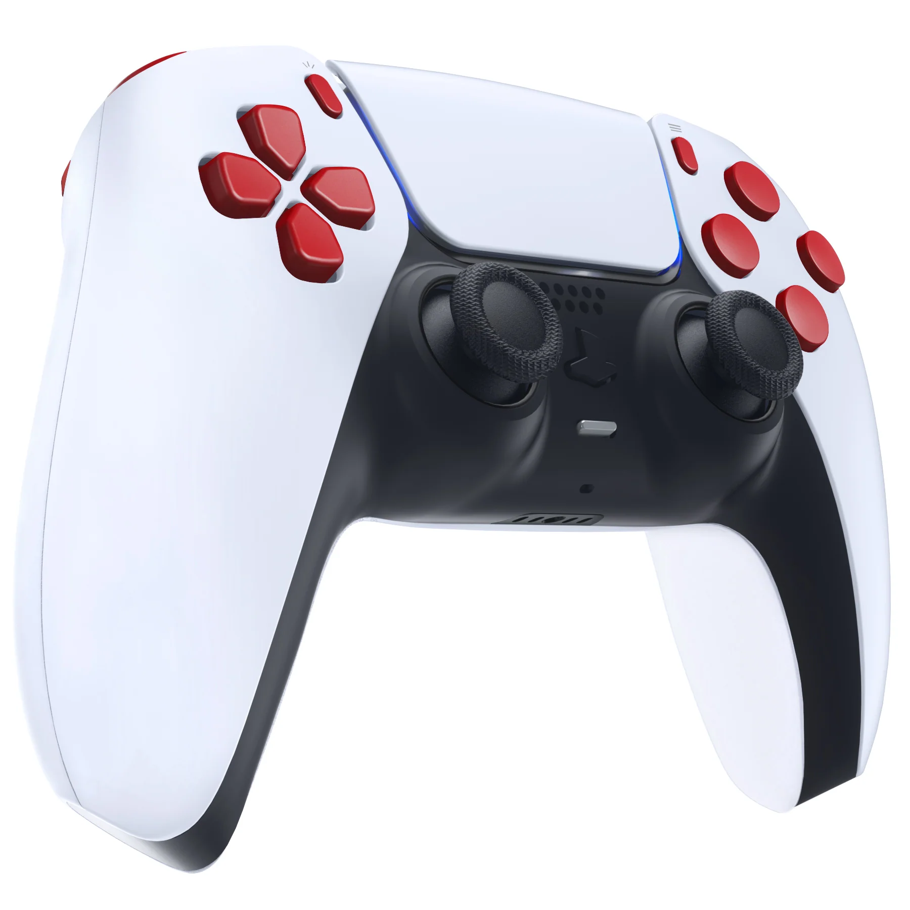 eXtremeRate Replacement Full Set Buttons Compatible with PS5 Controller BDM-030/040/050/060 - Passion Red - Image 6