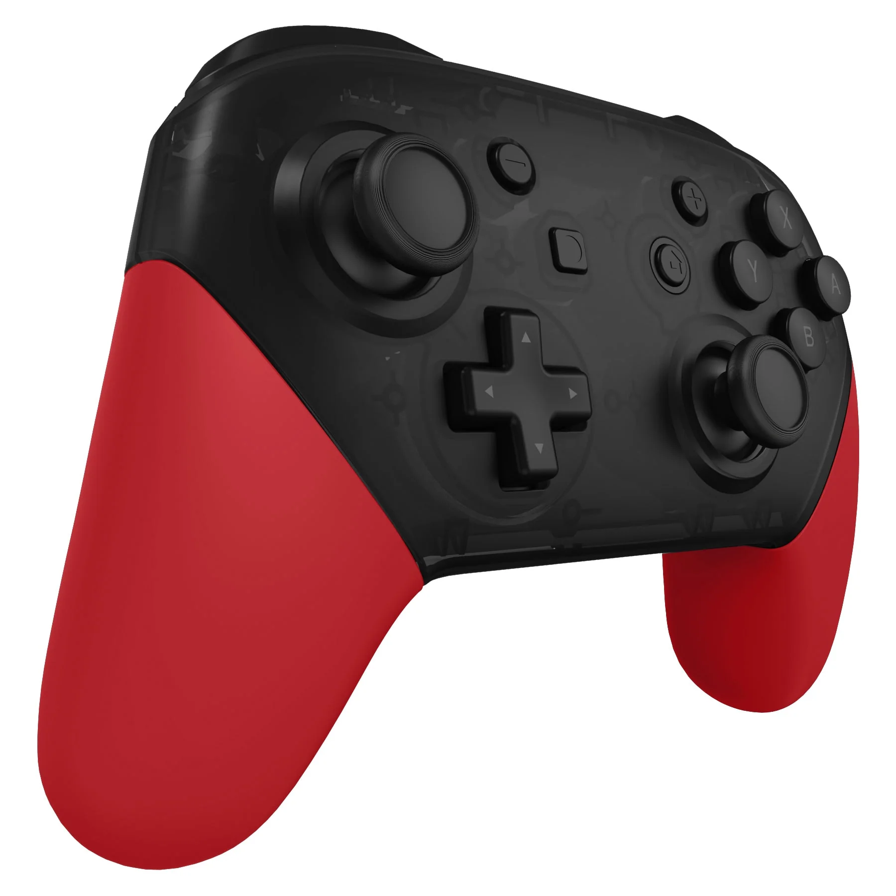 eXtremeRate Replacement Handle Grips for Nintendo Switch Pro Controller - Passion Red - Image 4