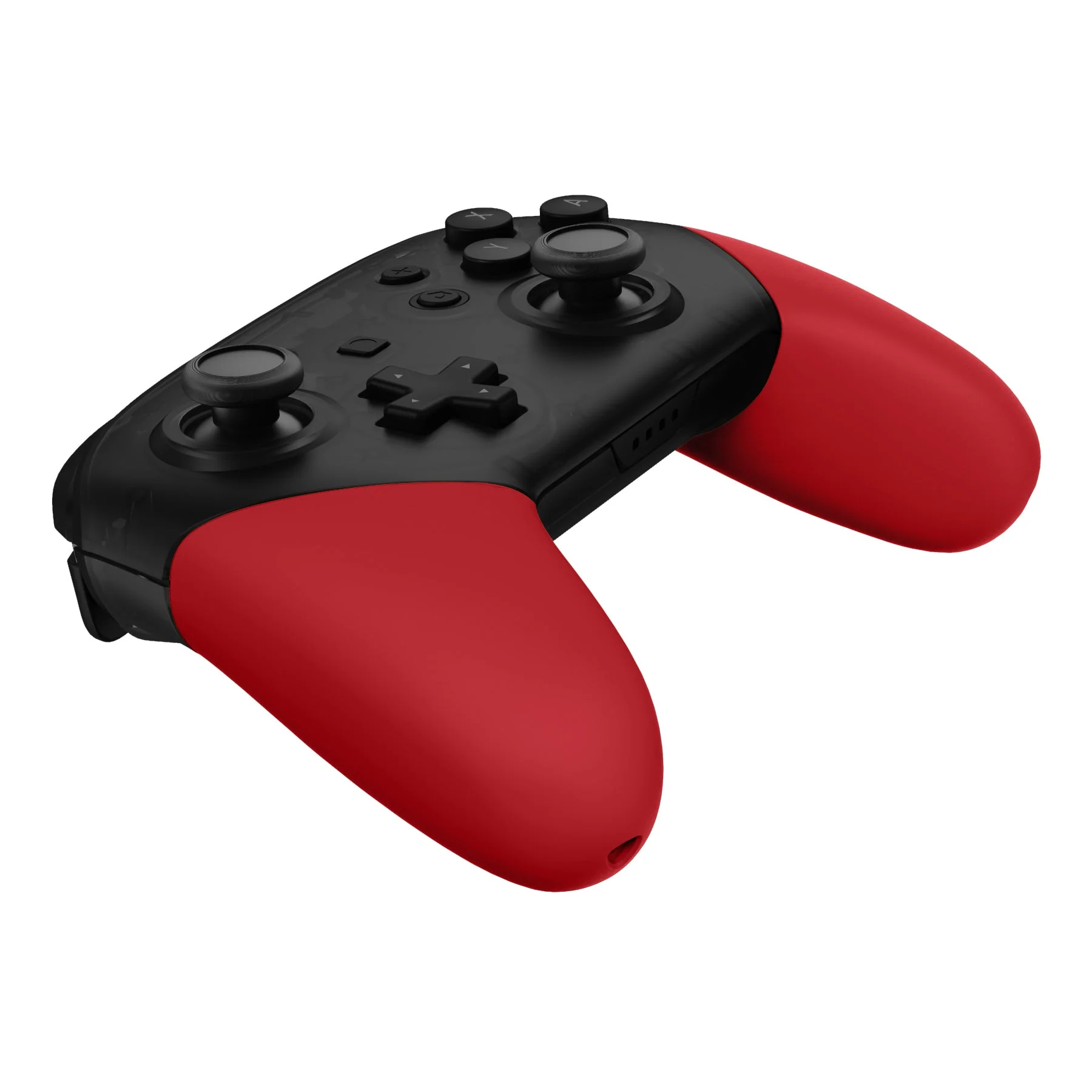 eXtremeRate Replacement Handle Grips for Nintendo Switch Pro Controller - Passion Red - Image 8