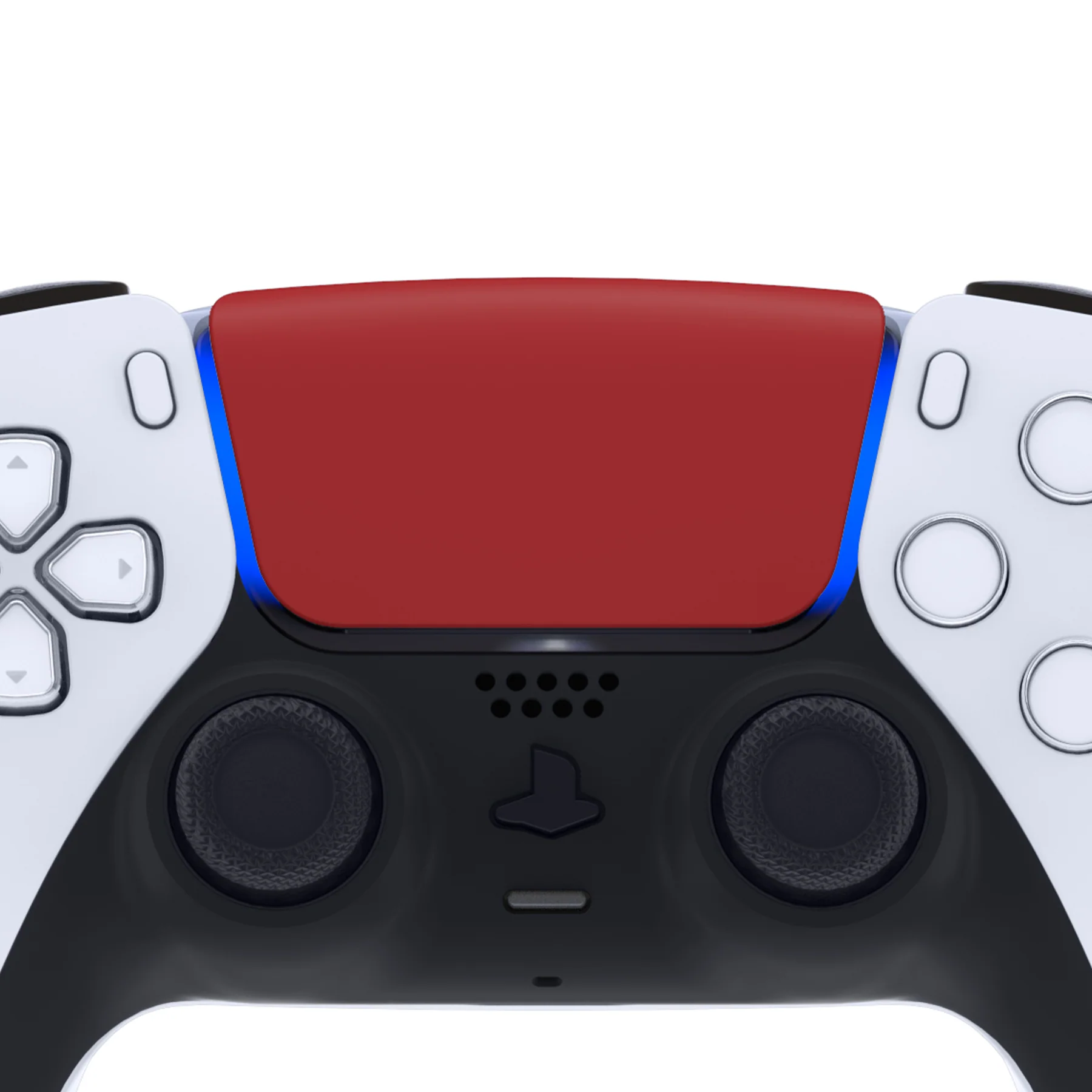 eXtremeRate Replacement Custom Touchpad Cover Compatible with PS5 Controller BDM-010/020/030/040/050/060 - Passion Red - Image 4