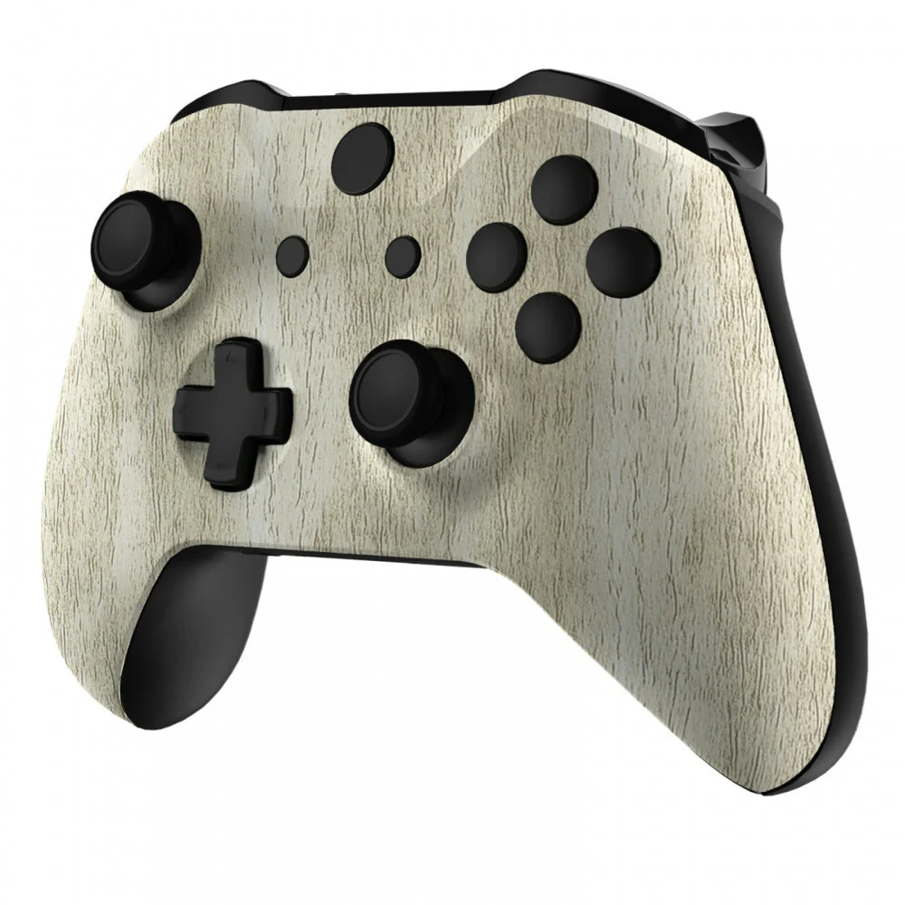 eXtremeRate Replacement Front Housing Shell for Xbox One X & S Controller (Model 1708) - Pine Wood Grain - Image 4