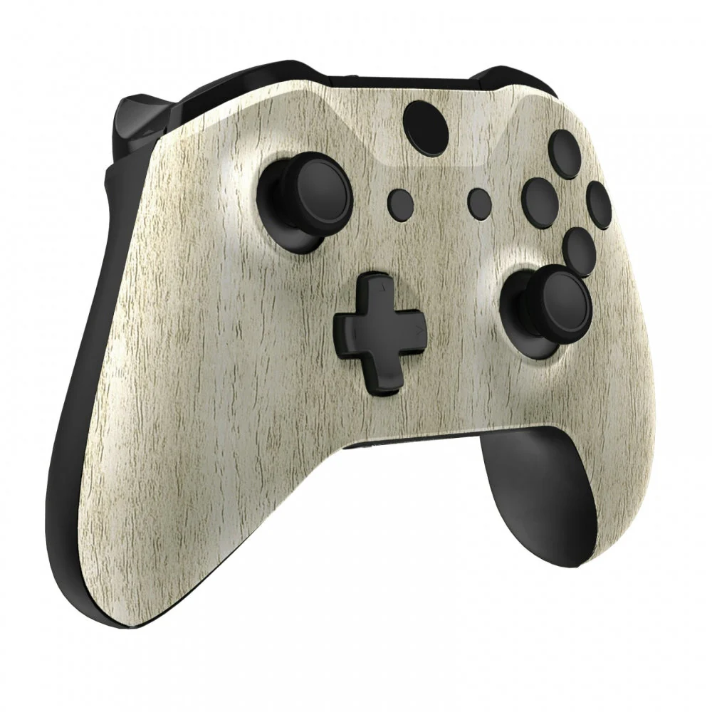 eXtremeRate Replacement Front Housing Shell for Xbox One X & S Controller (Model 1708) - Pine Wood Grain - Image 5