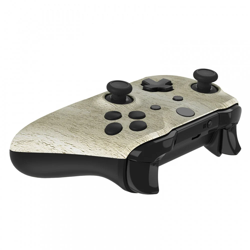 eXtremeRate Replacement Front Housing Shell for Xbox One X & S Controller (Model 1708) - Pine Wood Grain - Image 6
