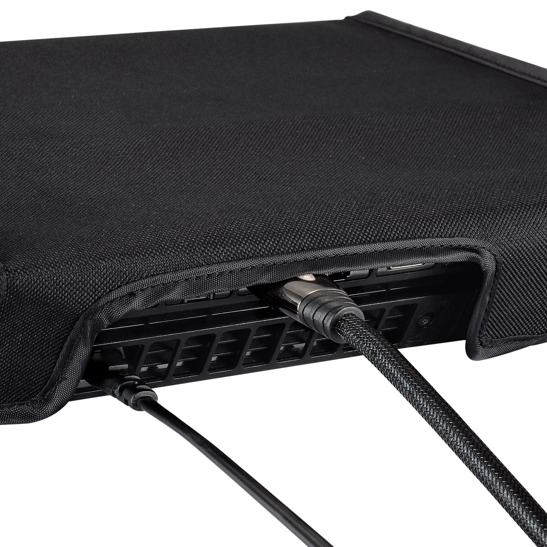 eXtremeRate Premium Nylon Dust Guard Cover for PS4 Console - Black - Image 8
