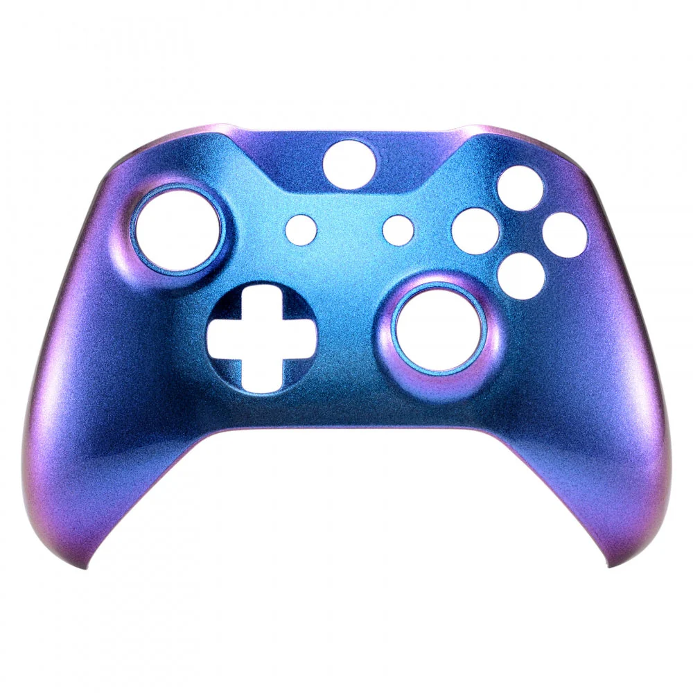 eXtremeRate Replacement Front Housing Shell for Xbox One X & S Controller (Model 1708) - Chameleon Purple Blue - Image 7