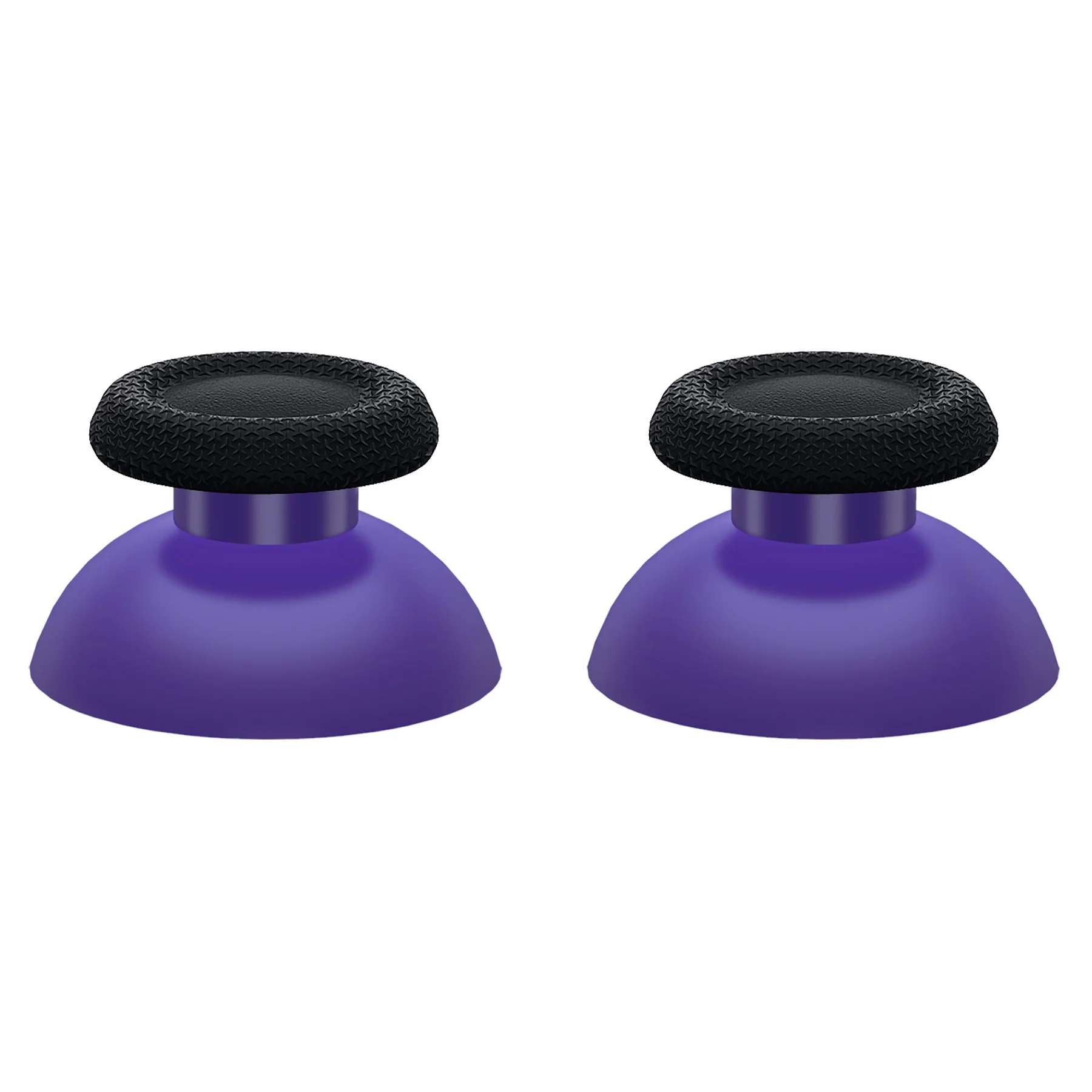 eXtremeRate Replacement Dual-Color Thumbsticks Analog Stick Joystick Compatible with PS5 & PS4 All Model Controller - Purple & Black - Image 5