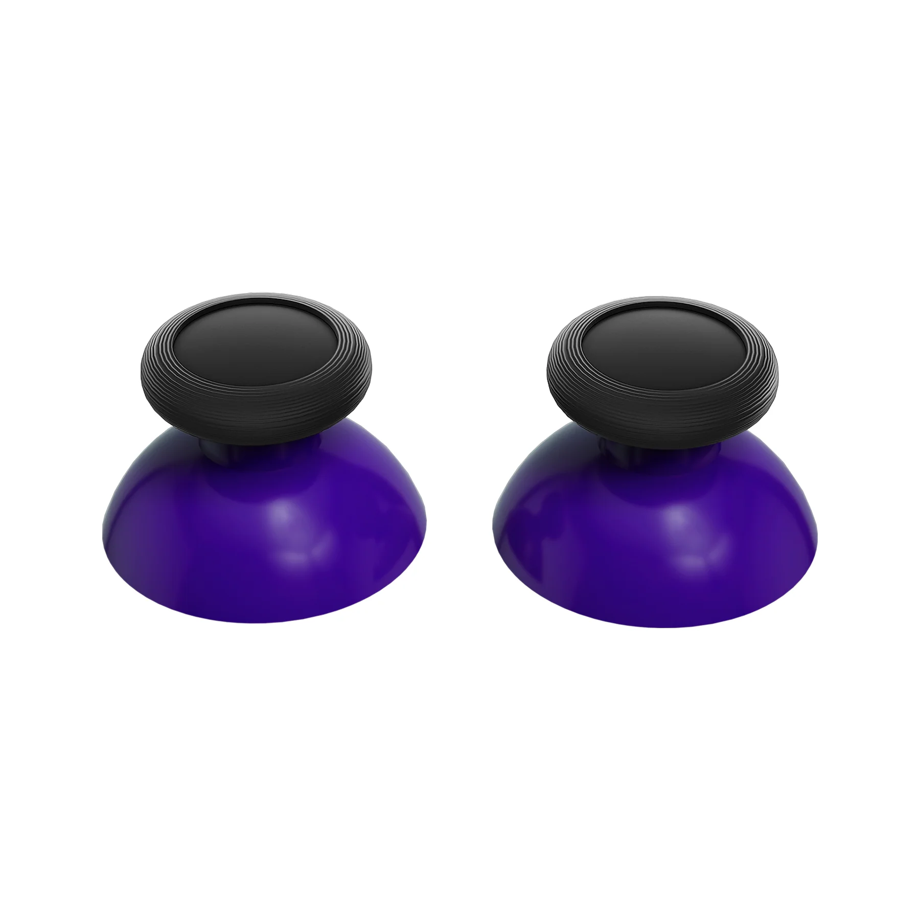 eXtremeRate Replacement Dual-color 3D Joystick Thumbsticks for Nintendo Switch Pro Controller - Purple & Black - Image 5