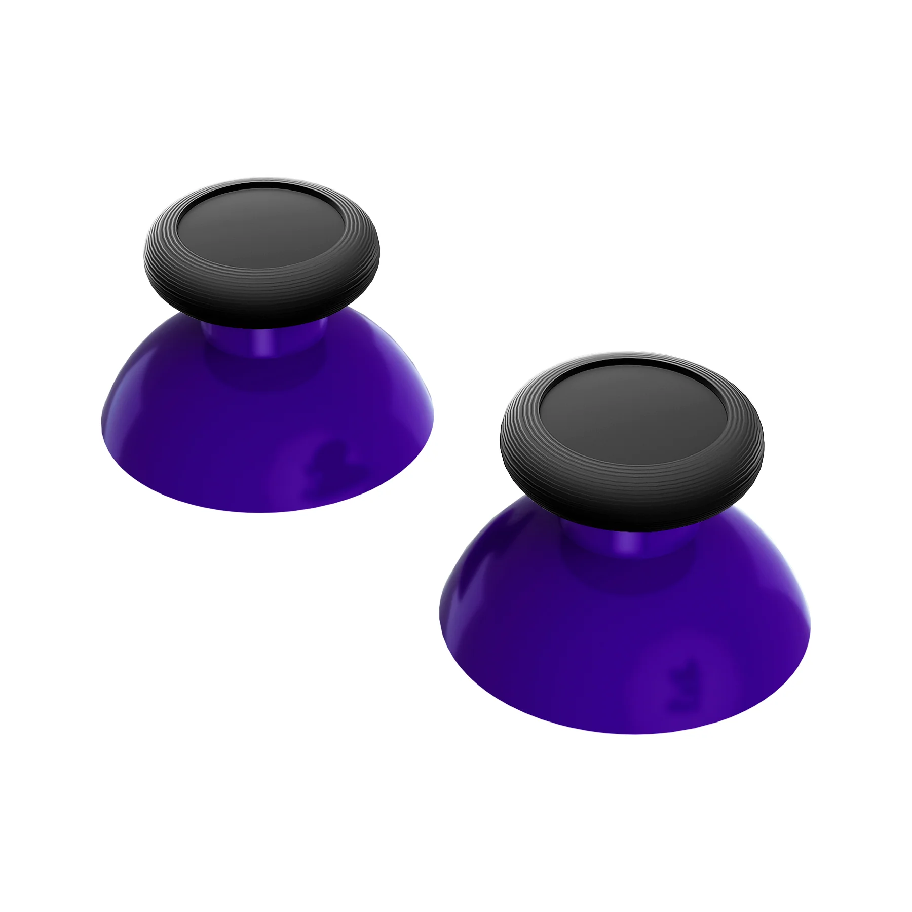 eXtremeRate Replacement Dual-color 3D Joystick Thumbsticks for Nintendo Switch Pro Controller - Purple & Black - Image 7