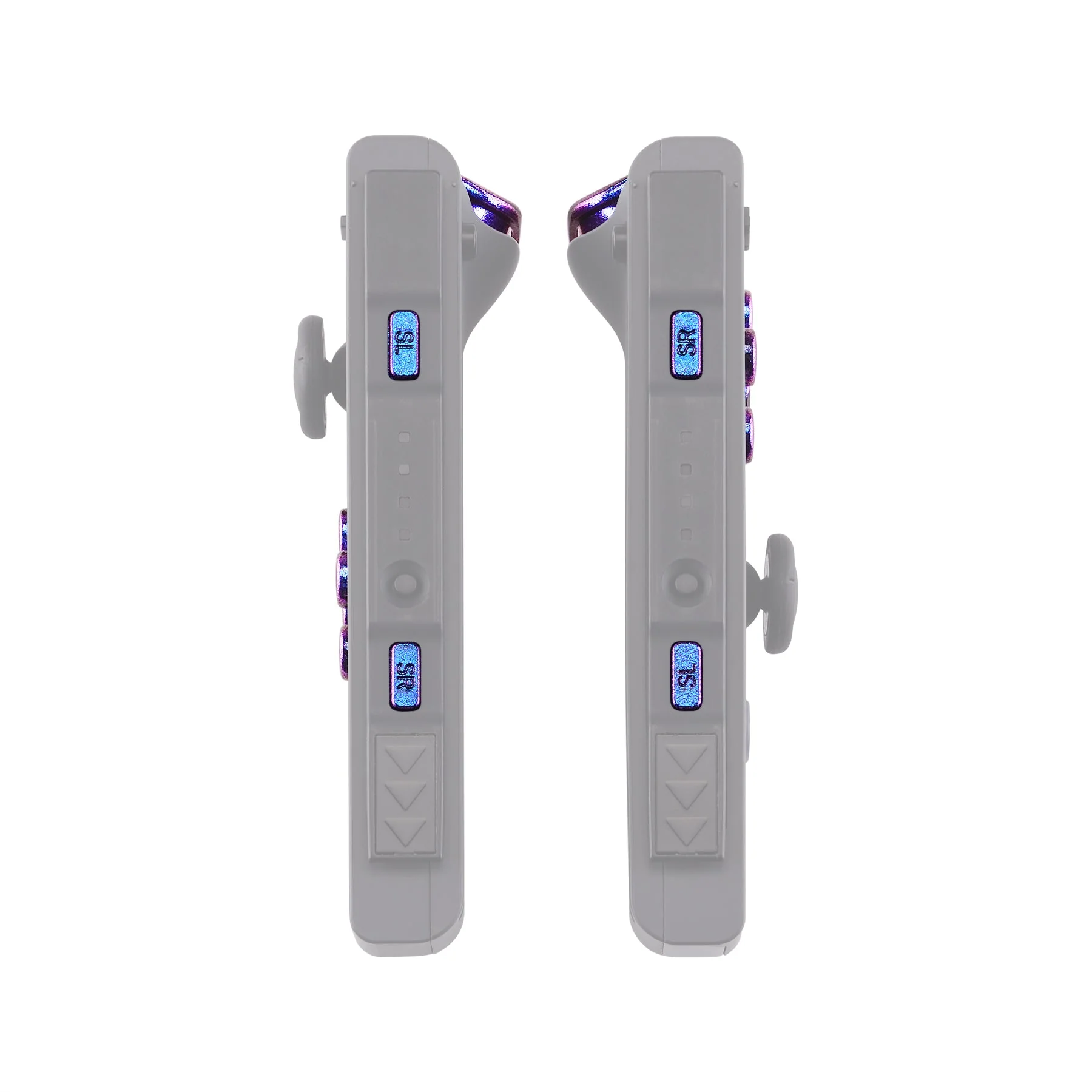 eXtremeRate Replacement Full Set Buttons for Joycon of NS Switch - Chameleon Purple Blue - Image 7