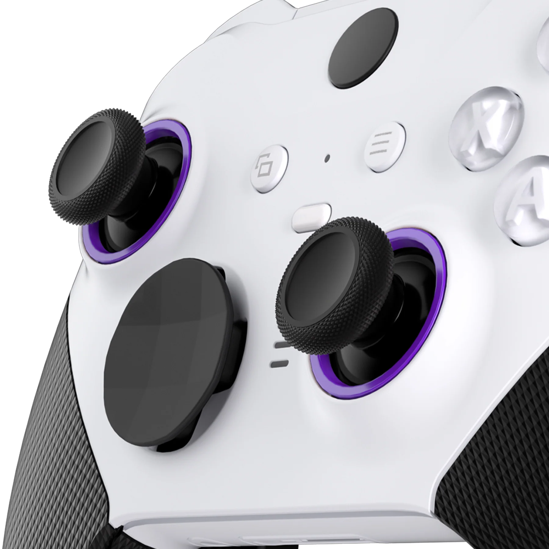 eXtremeRate Custom Accent Rings for Xbox Elite Series 2 Core & for Elite Series 2 & for Xbox One Elite Controller, Compatible with eXtremeRate ASR Version Shell for Xbox Series X/S Controller - Purple - Image 7