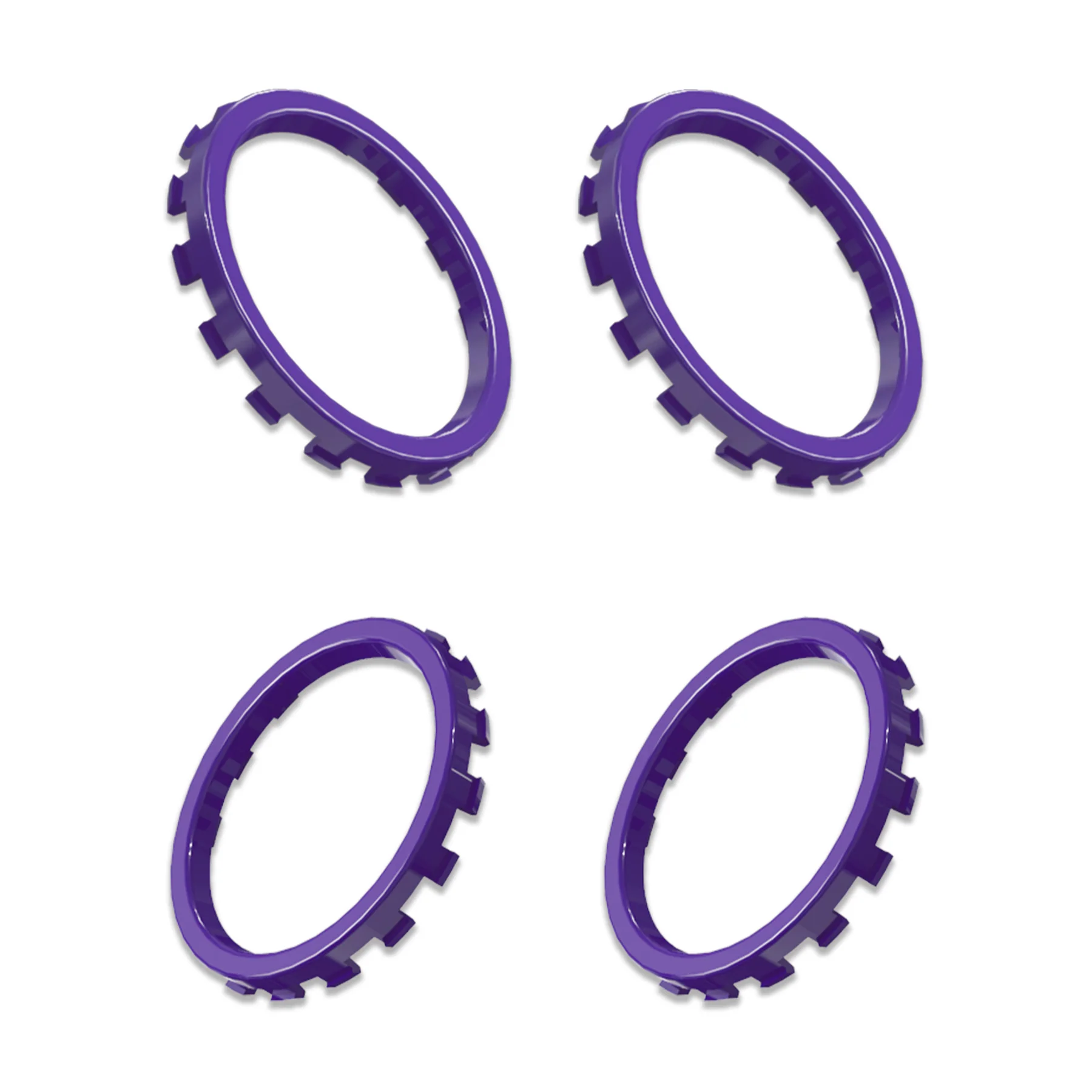 eXtremeRate Custom Accent Rings for Xbox Elite Series 2 Core & for Elite Series 2 & for Xbox One Elite Controller, Compatible with eXtremeRate ASR Version Shell for Xbox Series X/S Controller - Purple - Image 8