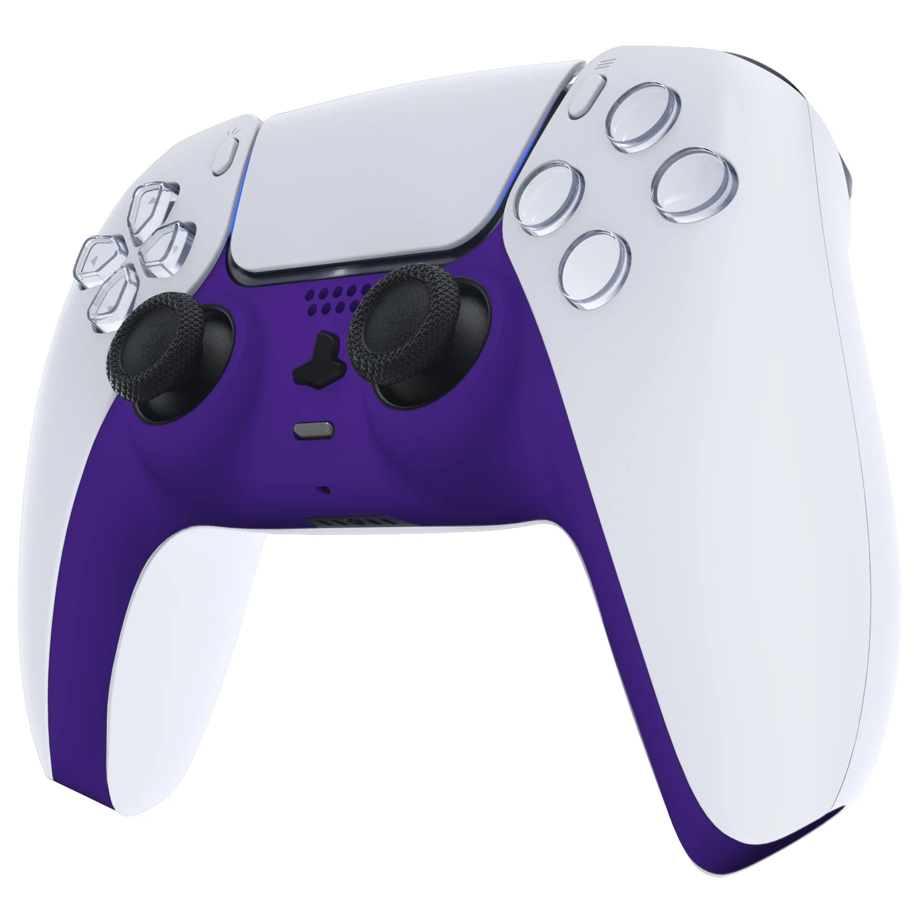 eXtremeRate Replacement Decorative Trim Shell with Accent Rings Compatible with PS5 Controller BDM-010/020/030/040/050 - Purple - Image 4