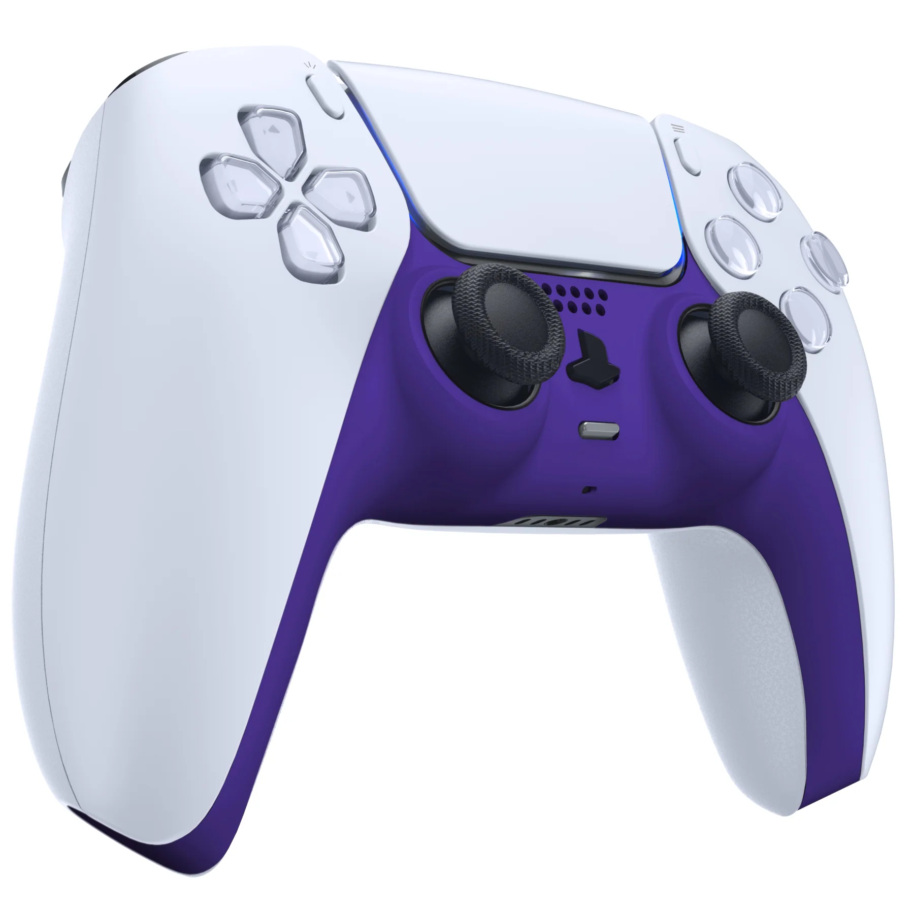 eXtremeRate Replacement Decorative Trim Shell with Accent Rings Compatible with PS5 Controller BDM-010/020/030/040/050 - Purple - Image 5