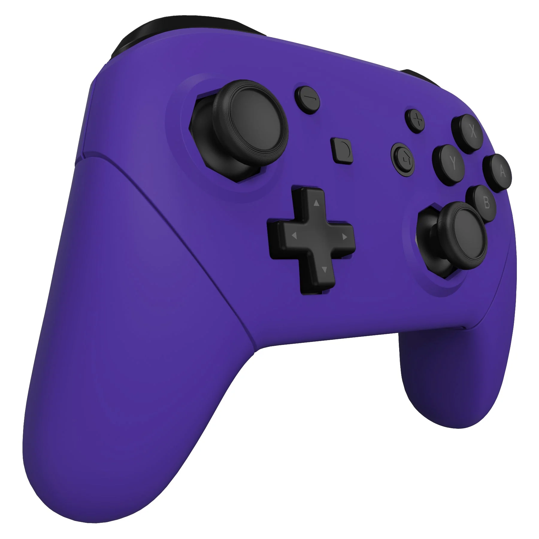 eXtremeRate Octagonal Gated Sticks Design Replacement Full Set Shell Faceplate Backplate Handles for Nintendo Switch Pro - Purple - Image 7