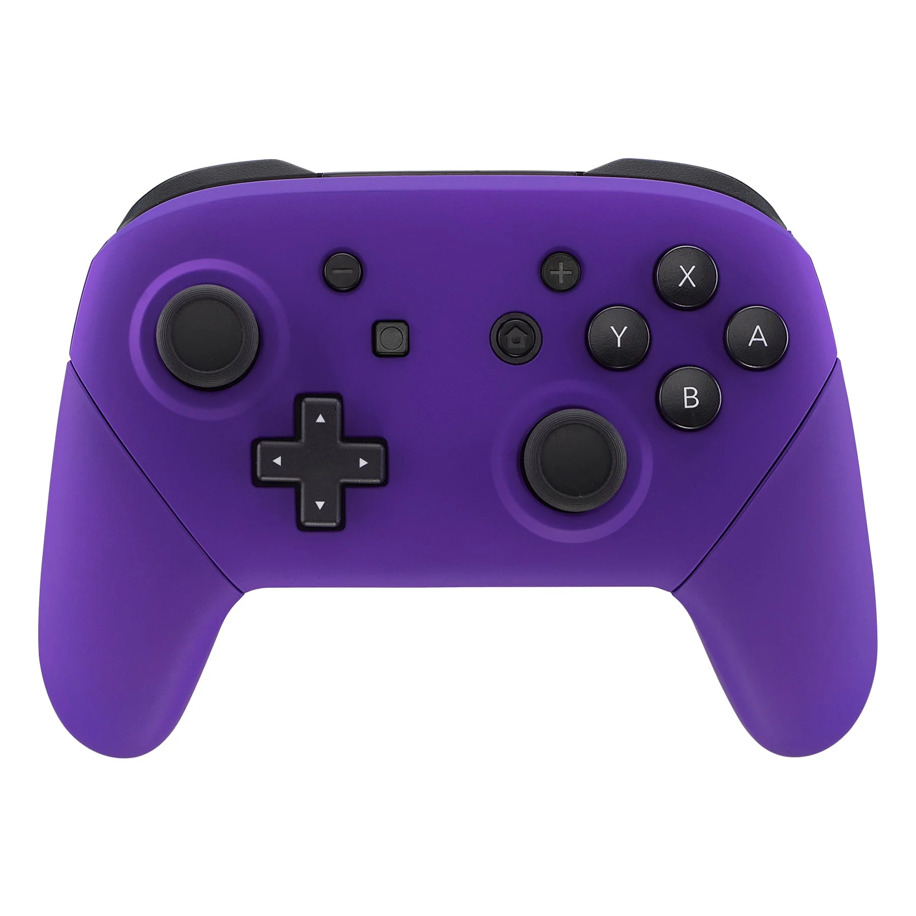 eXtremeRate Replacement Full Set Shell Faceplate Backplate Handles for Nintendo Switch Pro - Purple - Image 3