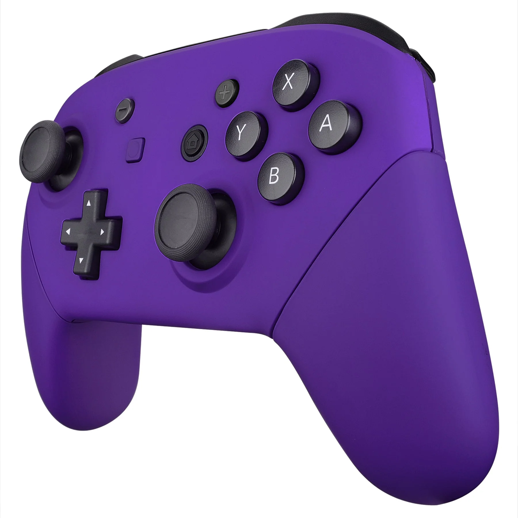 eXtremeRate Replacement Full Set Shell Faceplate Backplate Handles for Nintendo Switch Pro - Purple - Image 4